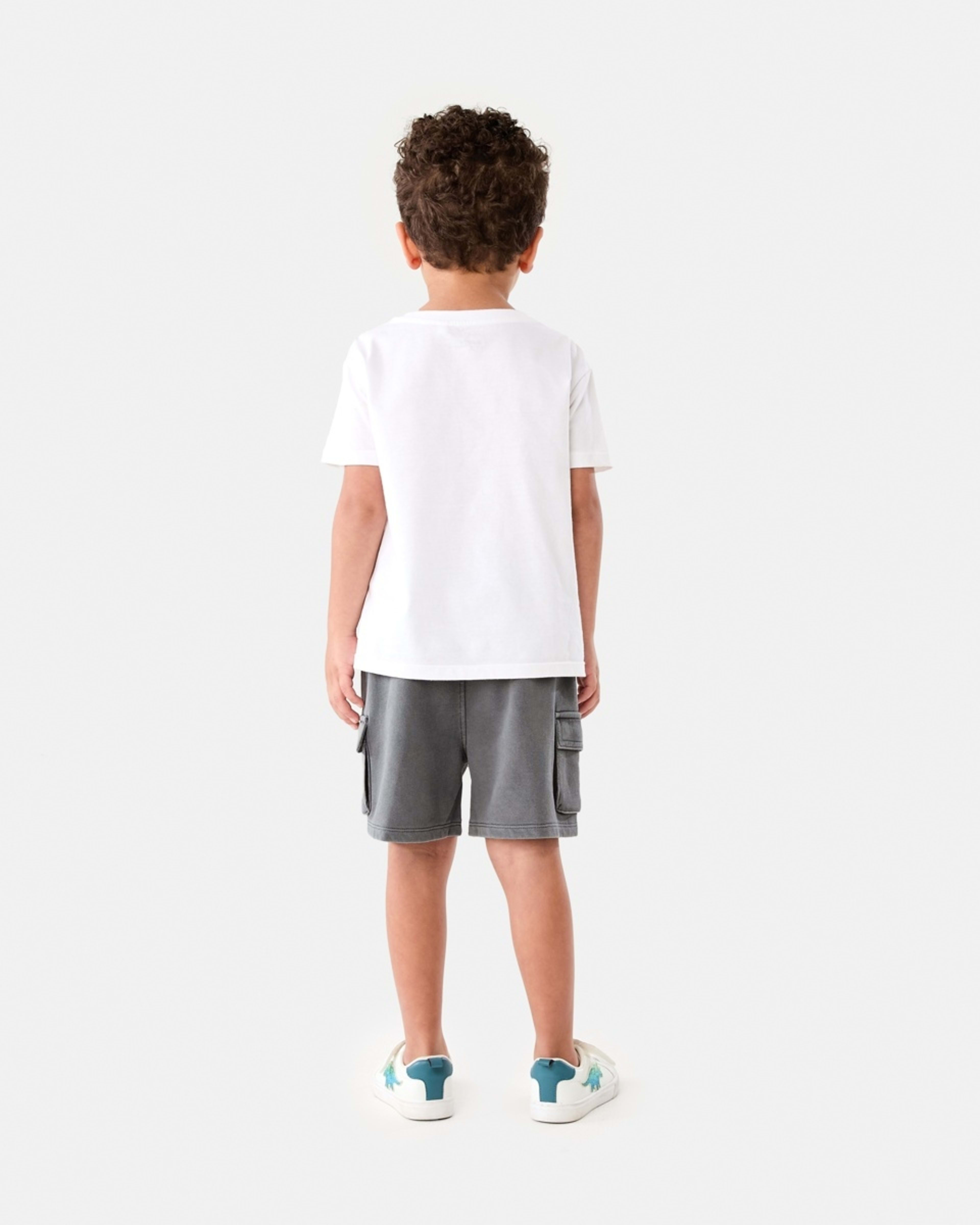 6 Washed Cargo Knit Shorts WASHED GRAY, 6 of 6