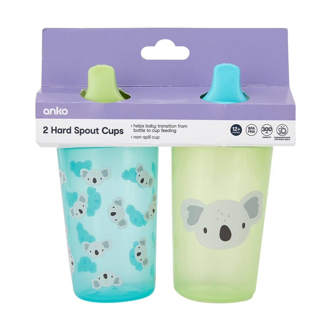 2 Pack Hard Spout Cups Kmart