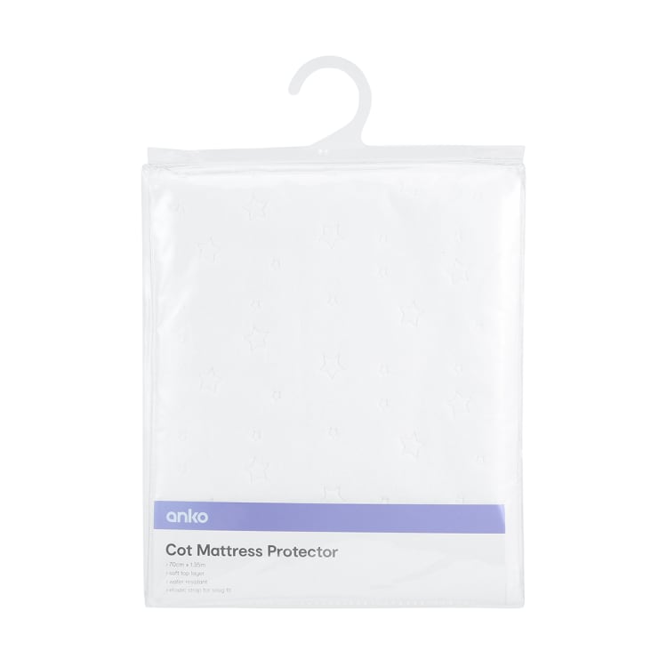 Cot Mattress Protector White Kmart