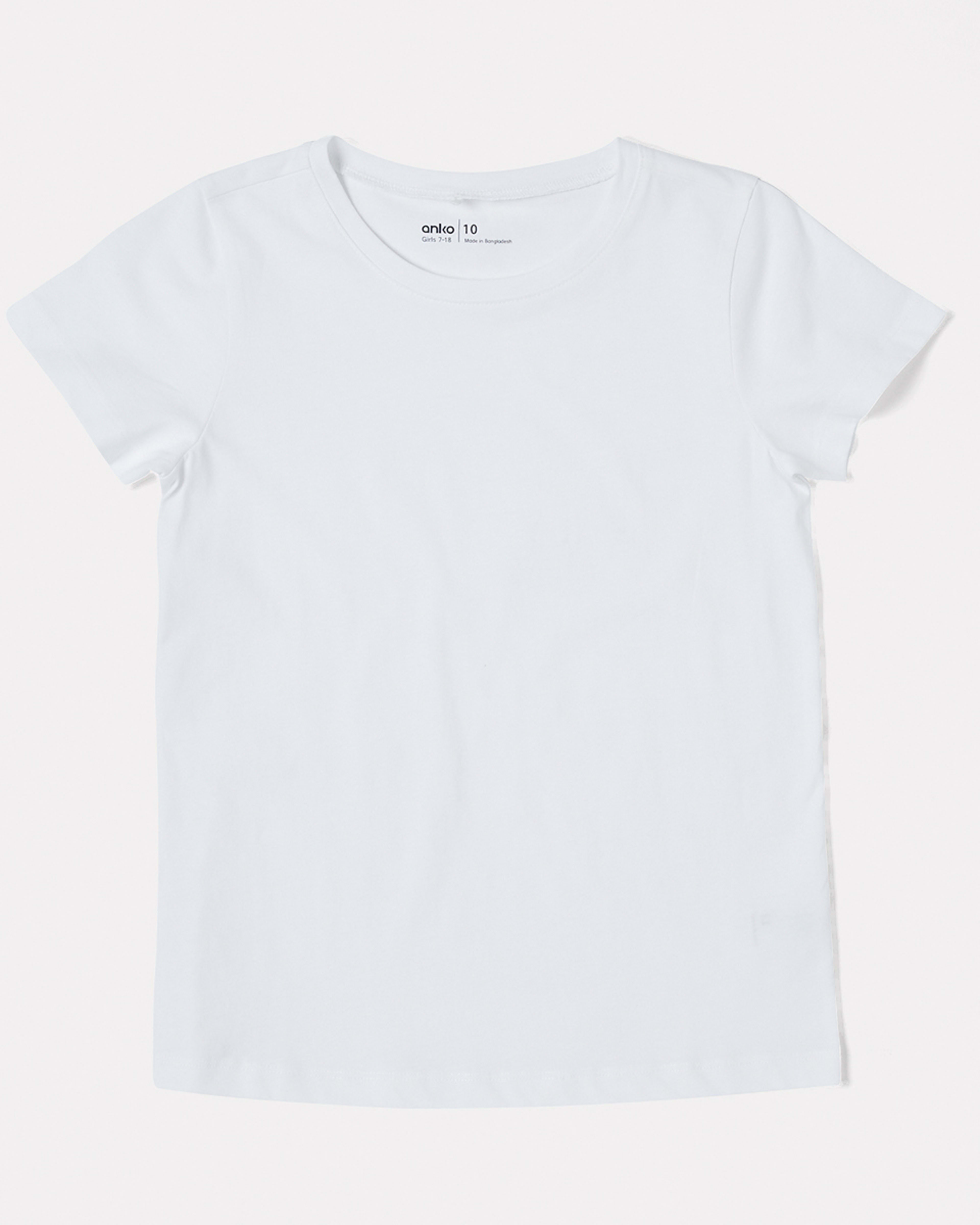 Plain Short Sleeve Tshirt Kmart