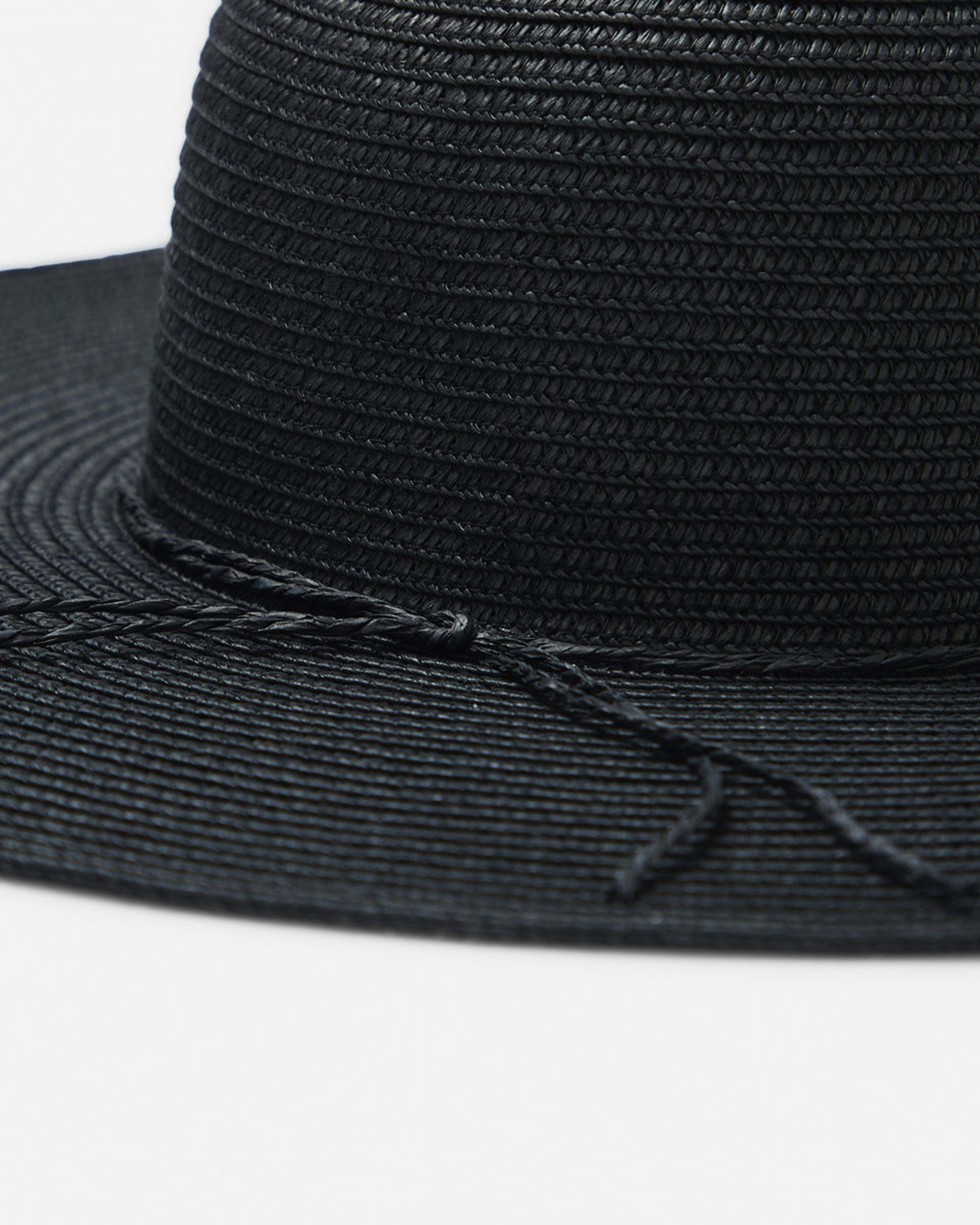 3 Basic Wide Brim Hat Black, 3 of 5