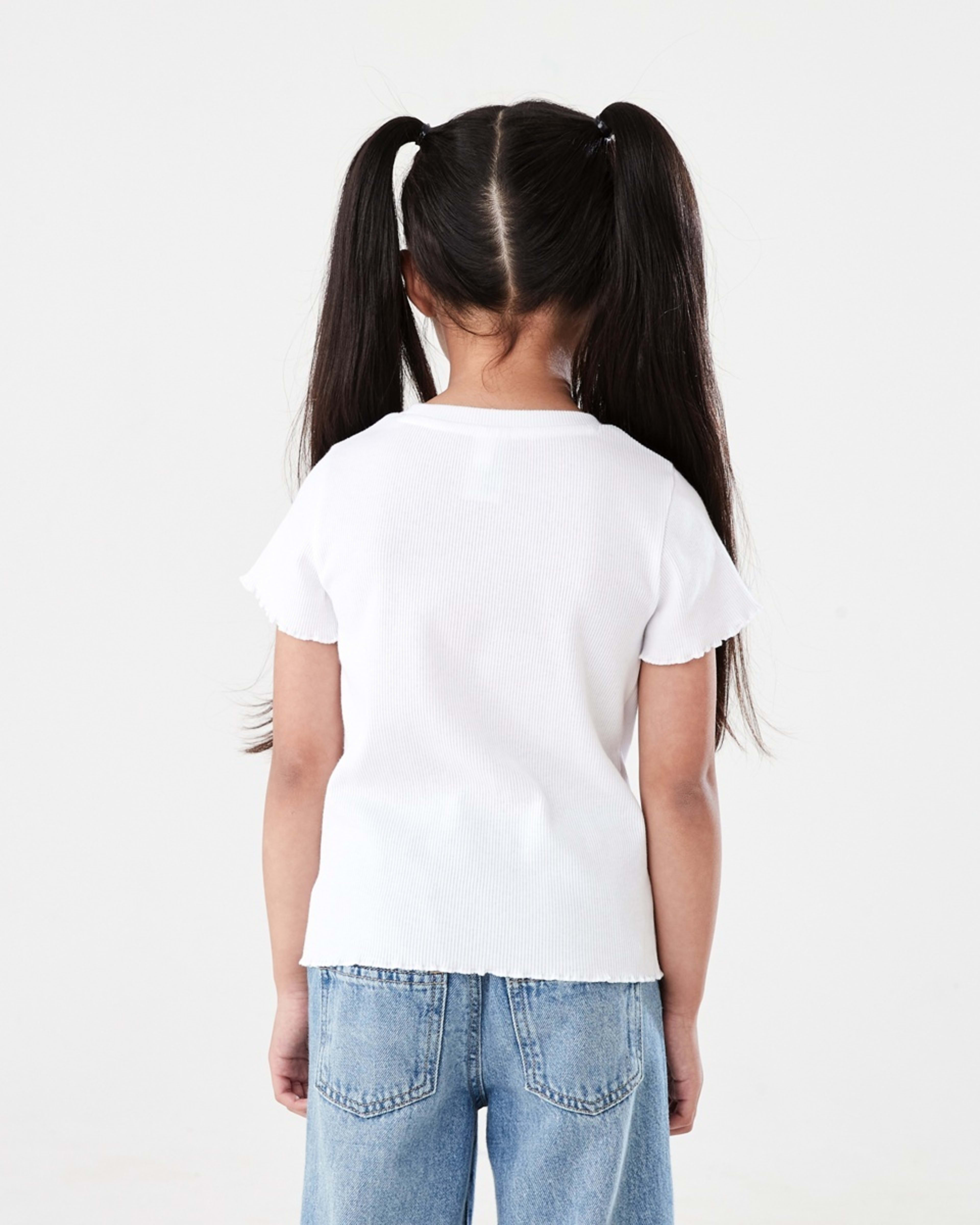 2 Short Sleeve Rib T-shirt WHITE, 2 of 7