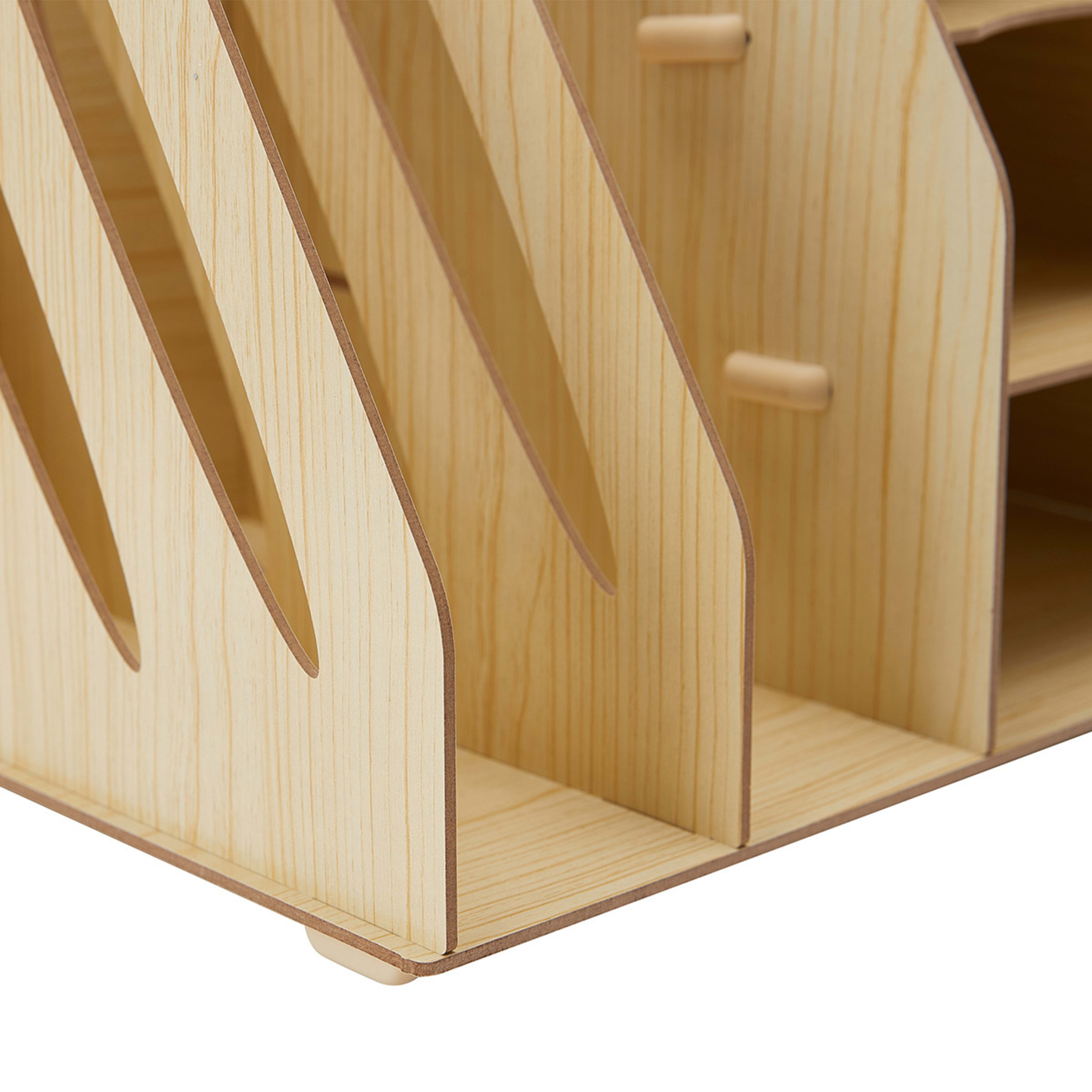 Desk Organiser Wood Look Kmart