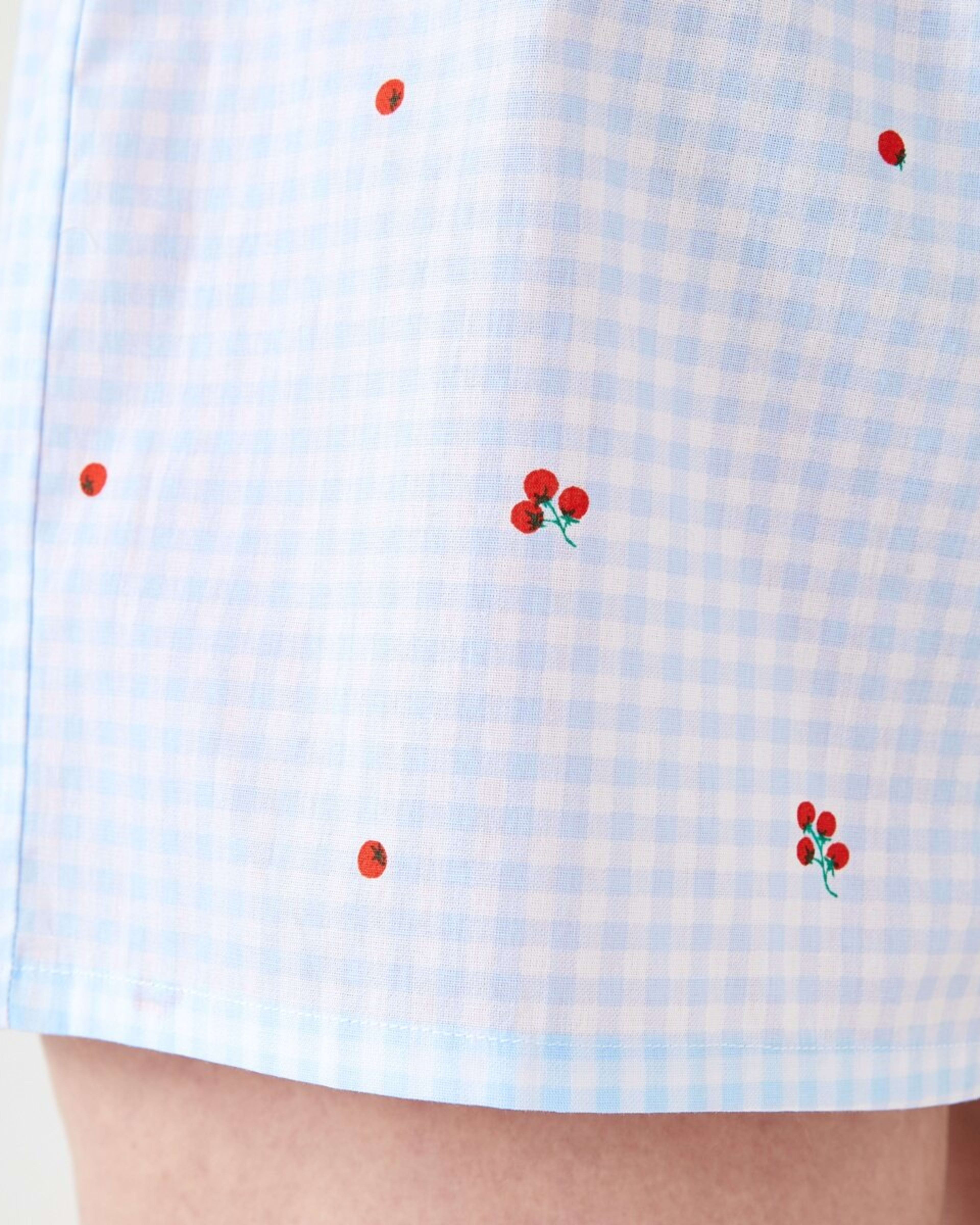 5 Woven Boxer Shorts TOMATO CHECK HALOGEN BLUE, 5 of 6