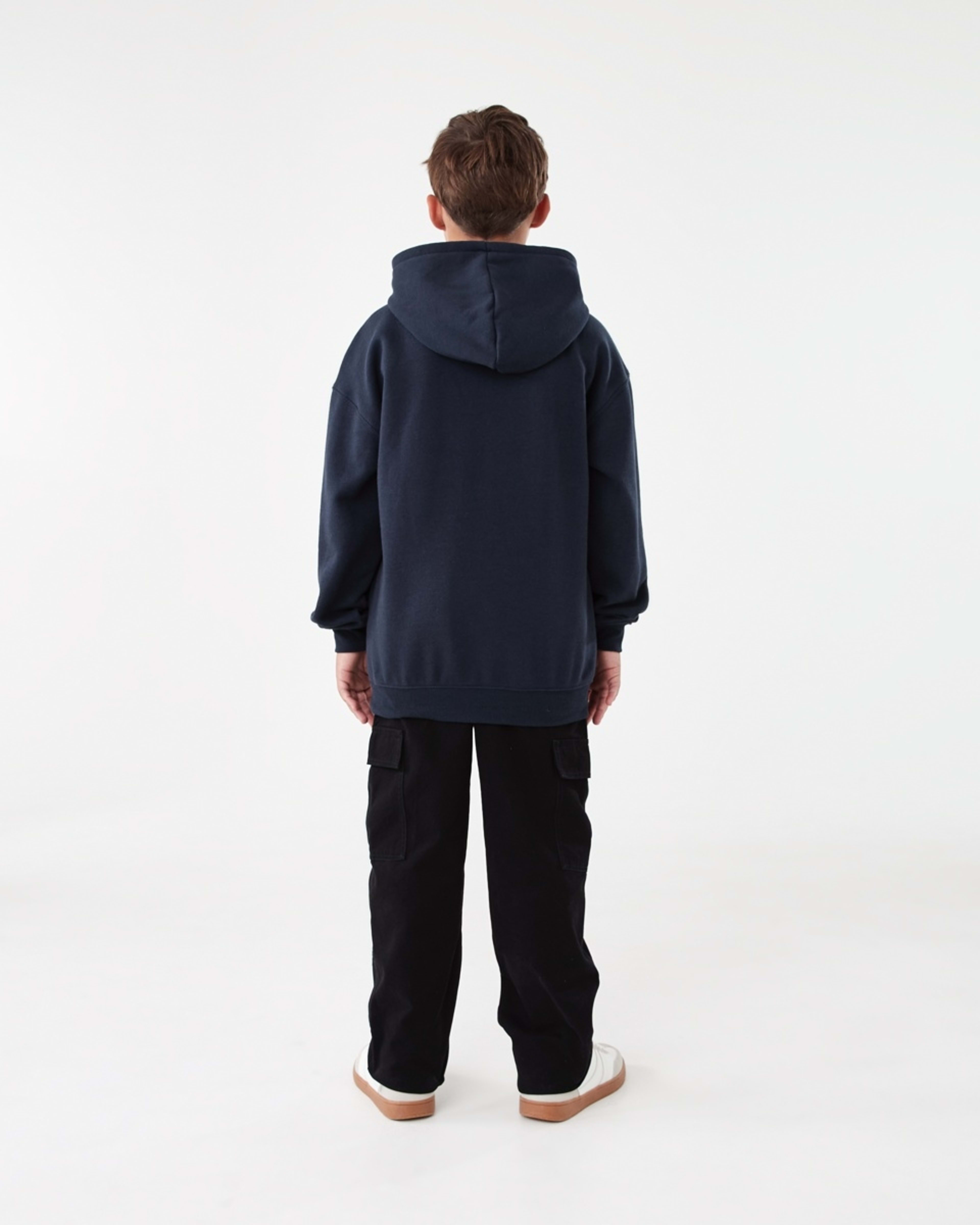 7 Print Pullover Hoodie With Pocket Blu Varsit, 7 of 7