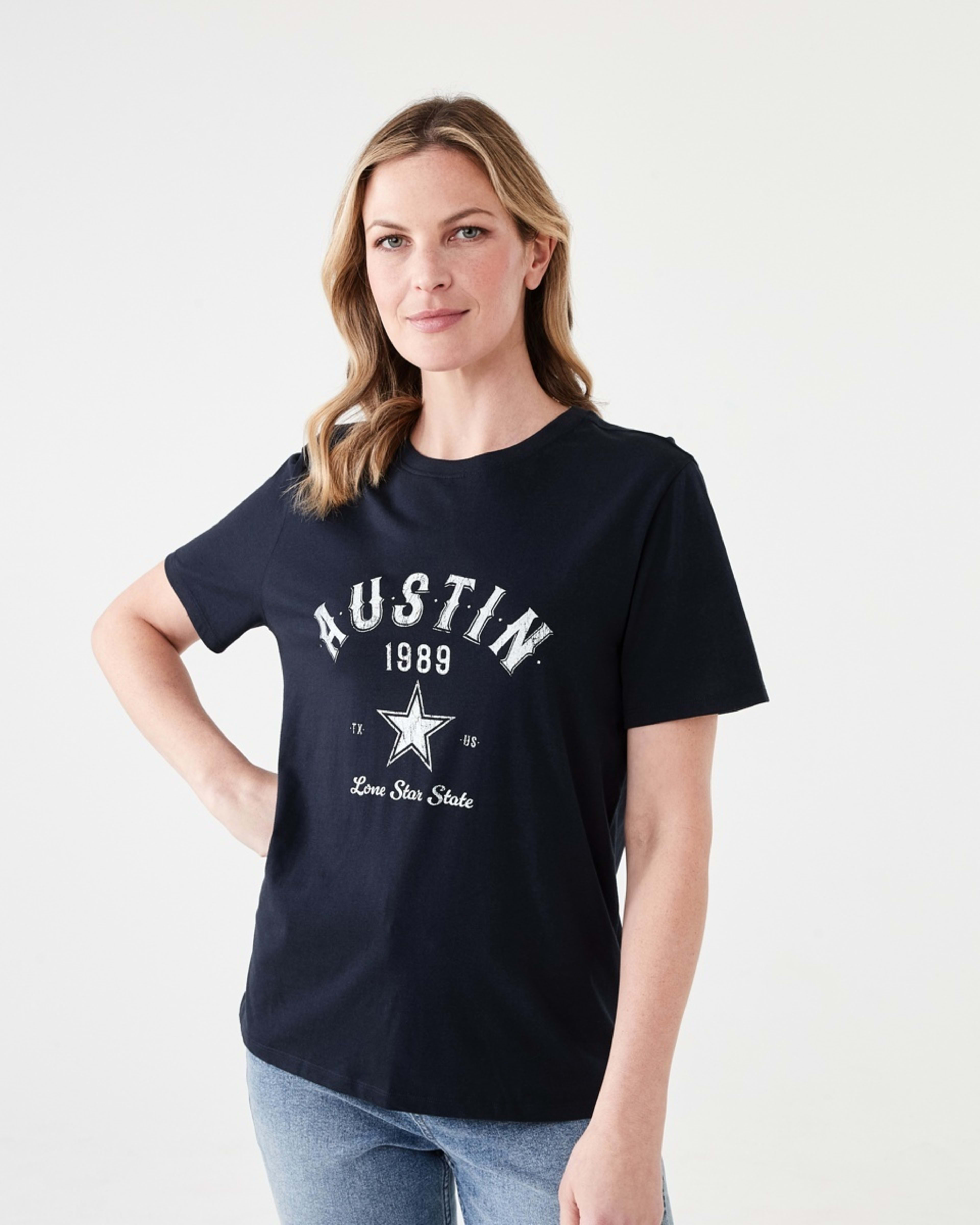 1 Short Sleeve Printed T-shirt Austin