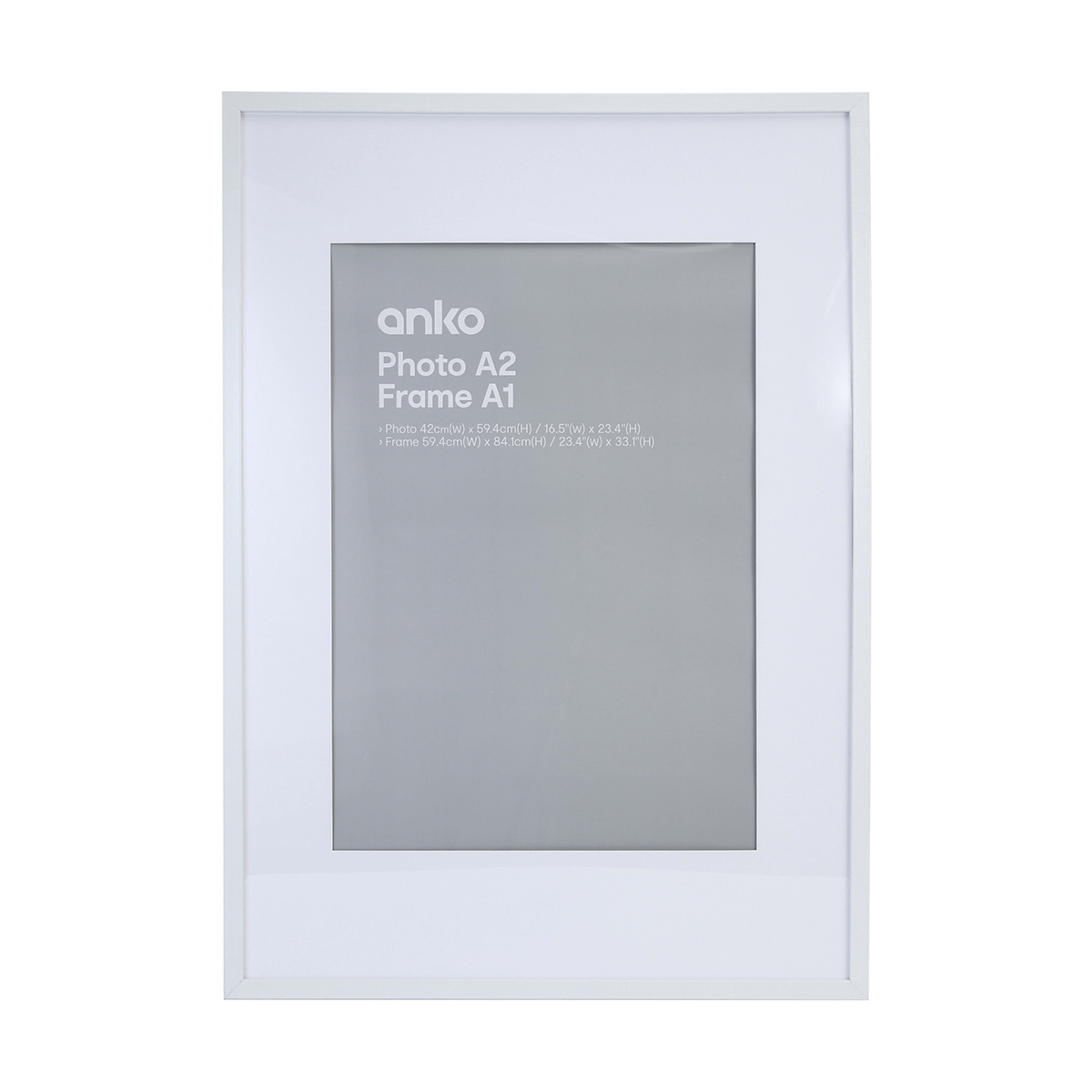 White A1 Poster Frame Kmart