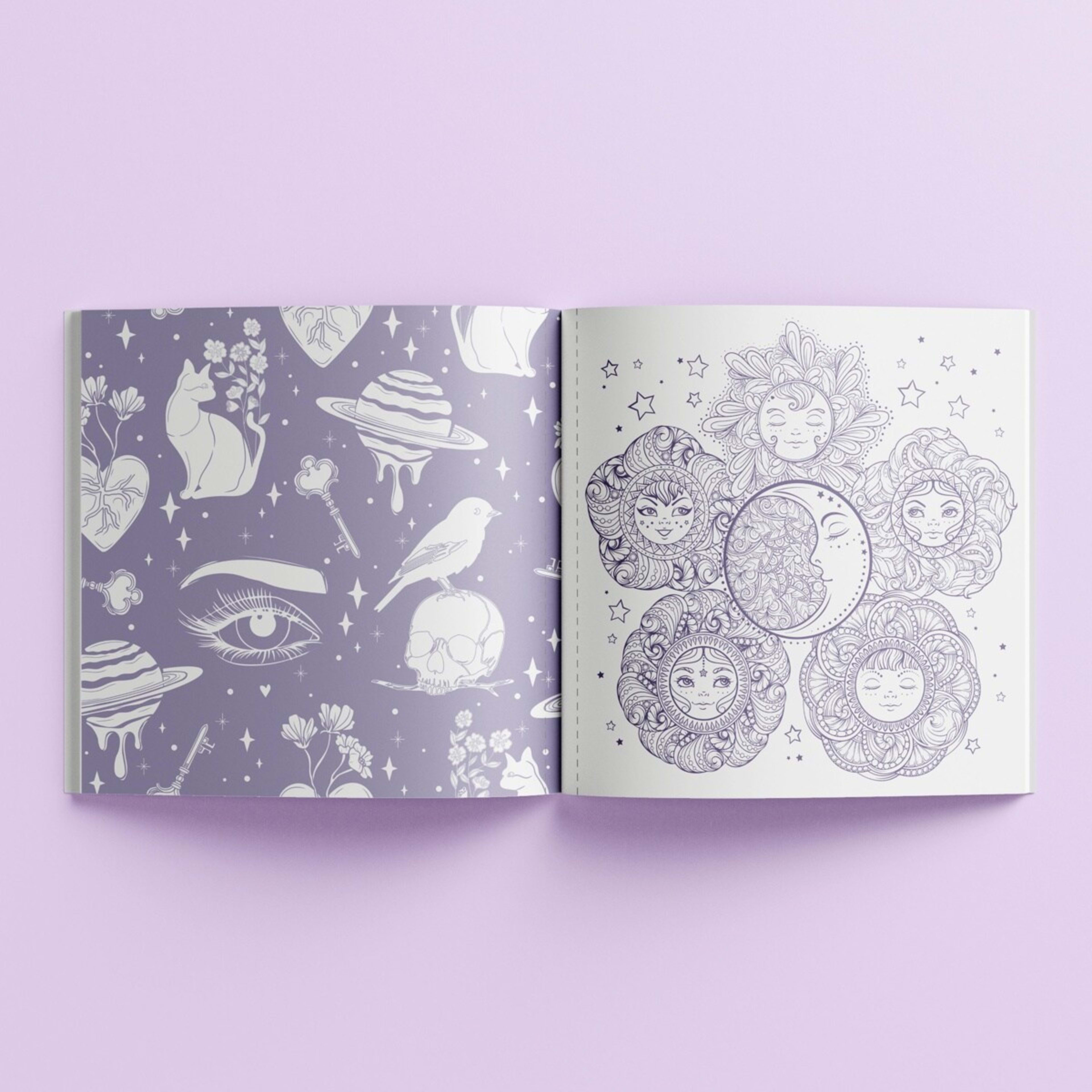 2 Art Maker Celestial Dance Creative Colouring - Book, 2 of 4