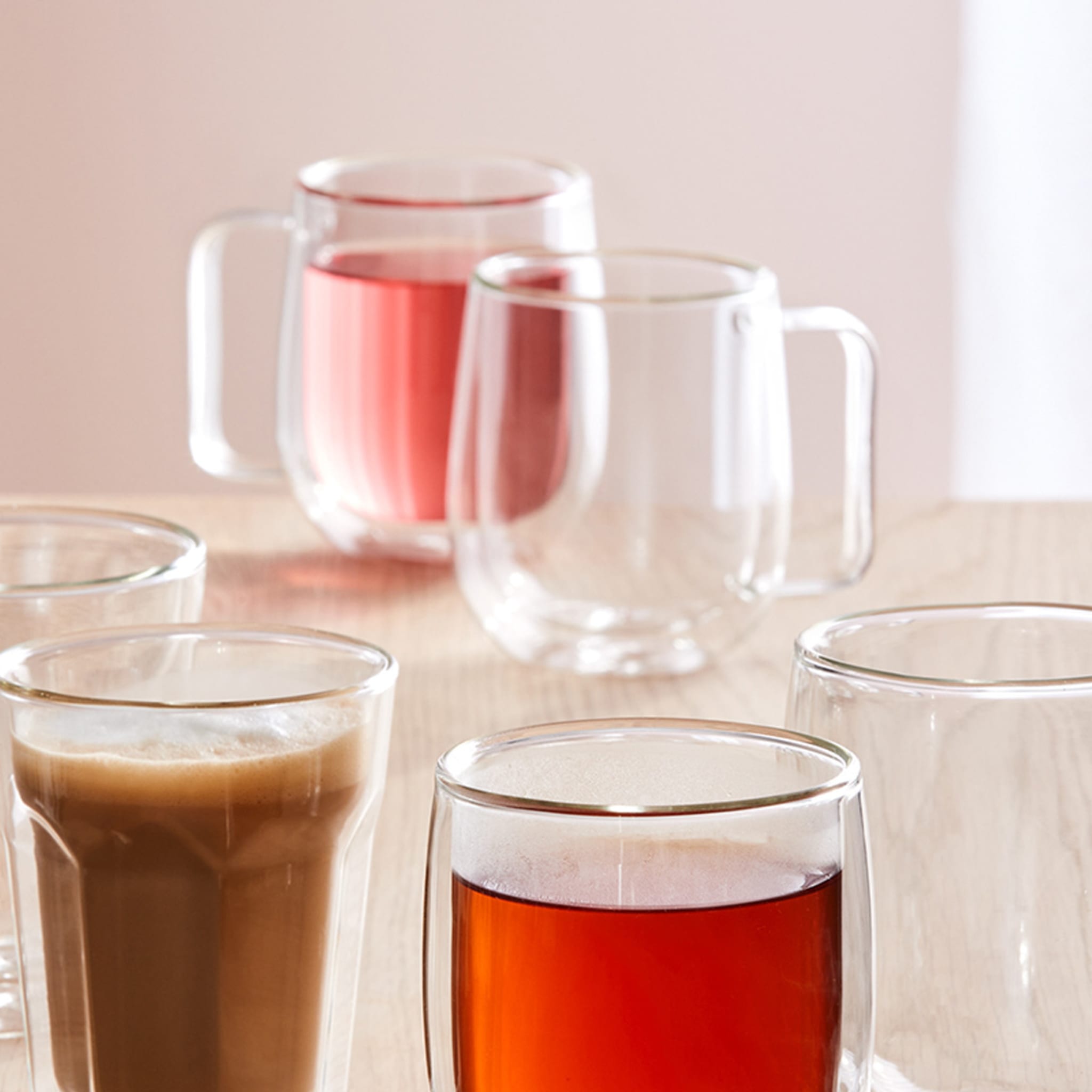 2 Double Wall Coffee Mugs Kmart