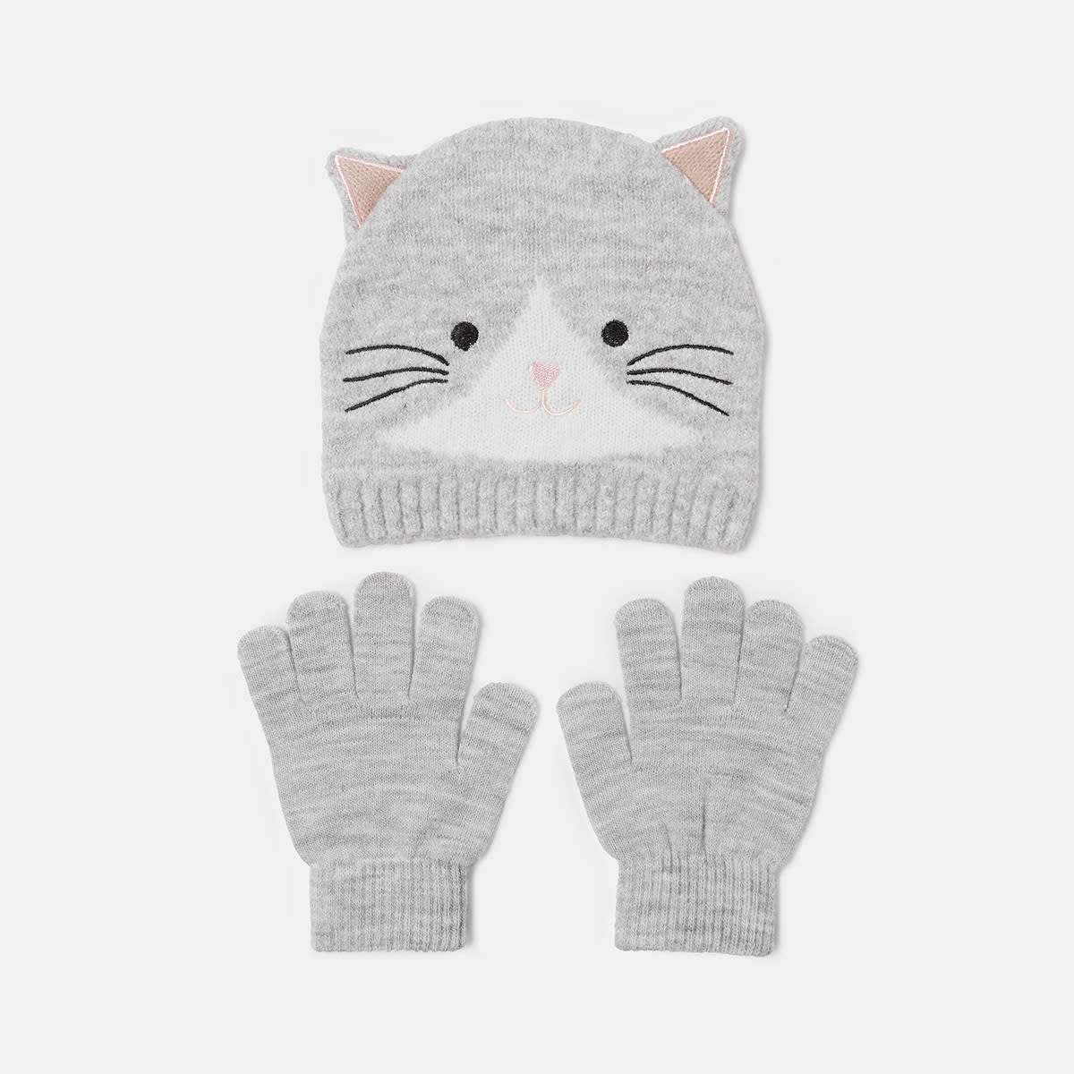 Beanie and Gloves Set - Cat - Kmart