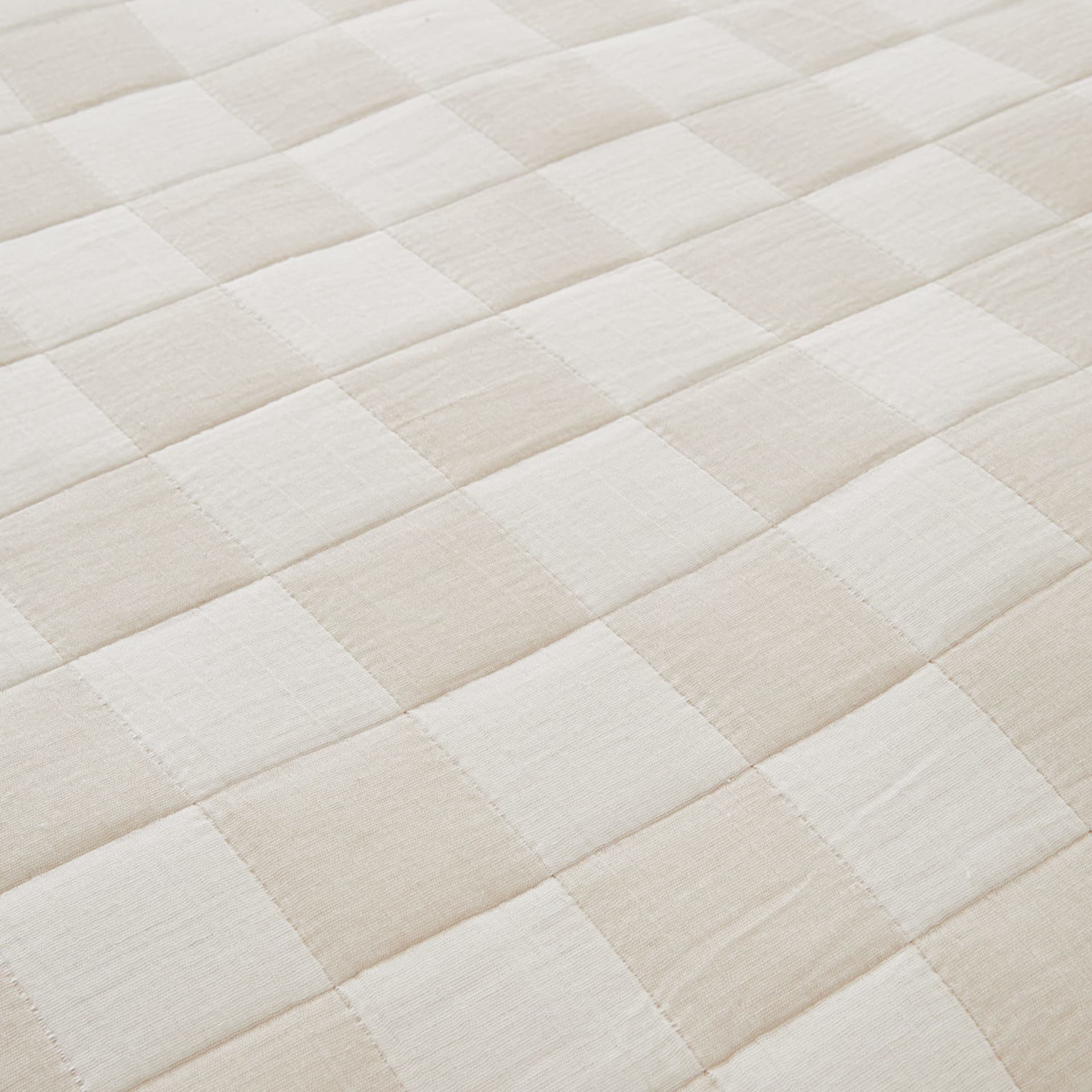 Lennox Cotton Quilt Cover Set King Bed, Off White Kmart