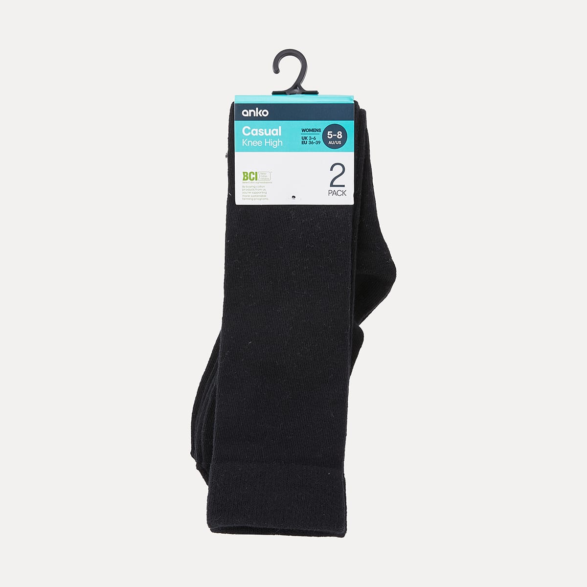 2 Pack Knee High Socks - Kmart