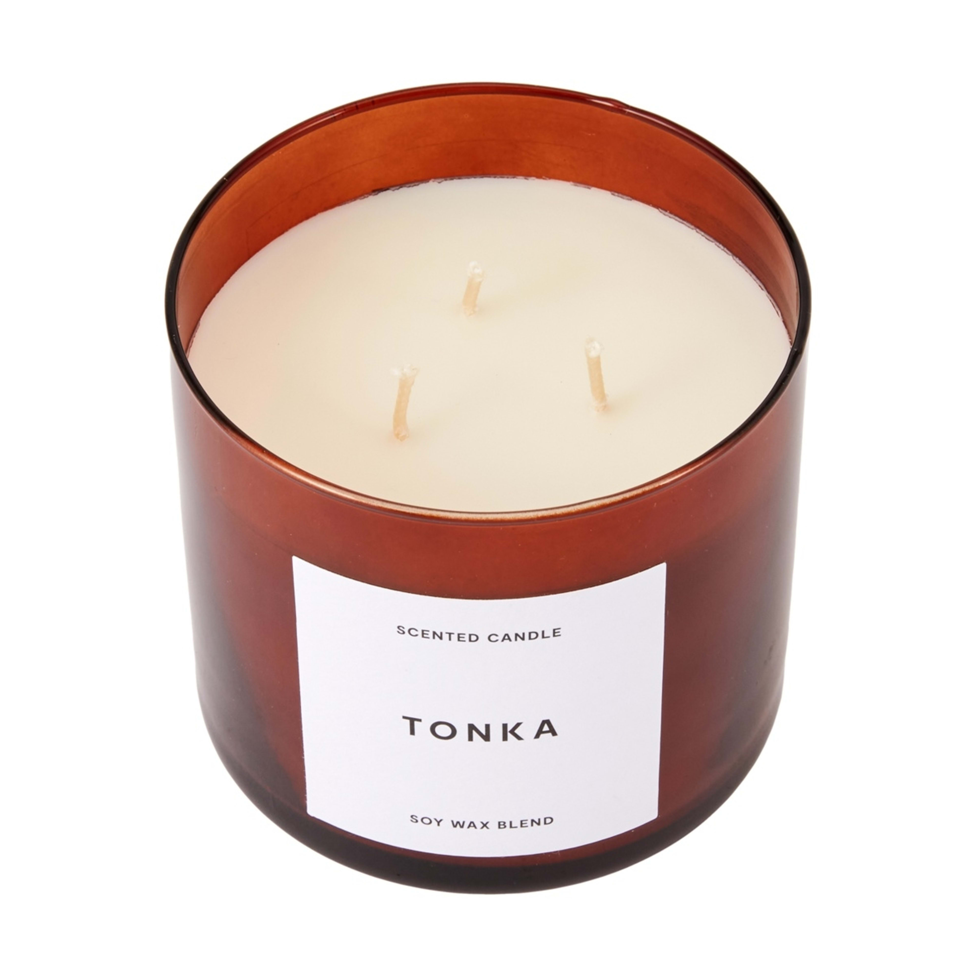 1 Tonka Inspired Glass Candle