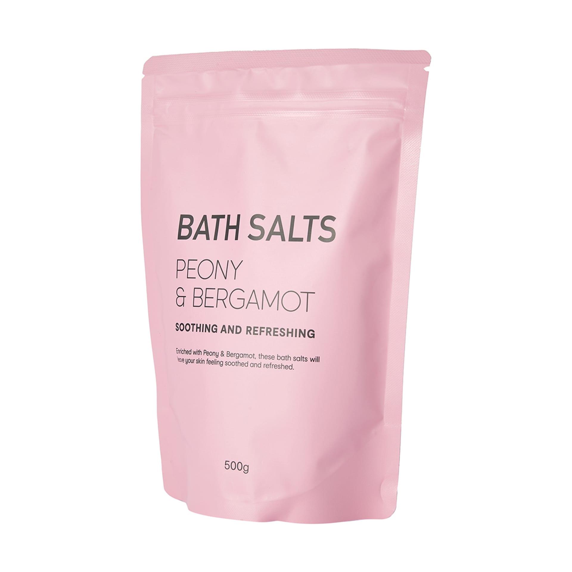 Bath Salts 500g Peony and Bergamot Kmart