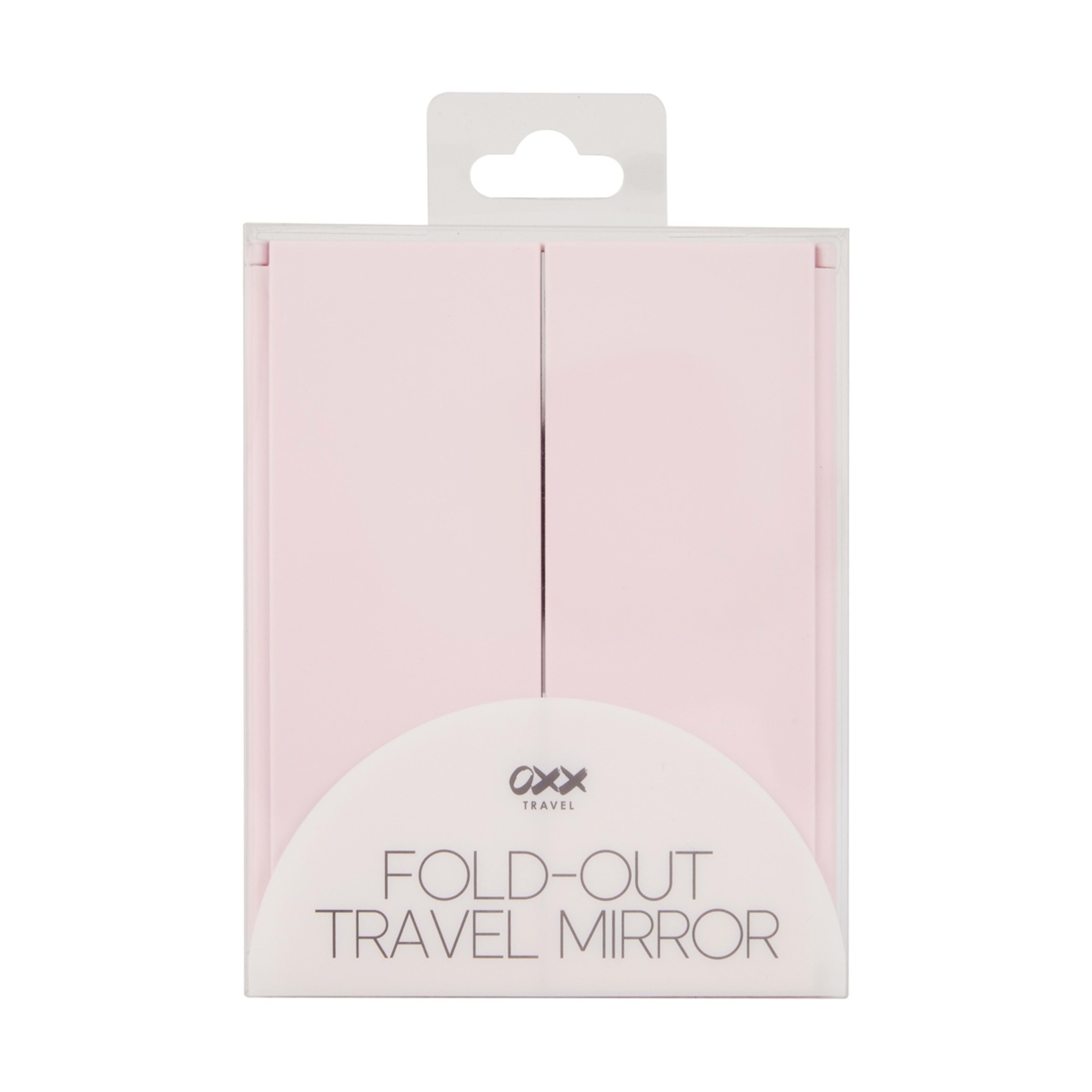 6 OXX Travel Fold-Out Travel Mirror - Pink, 6 of 8
