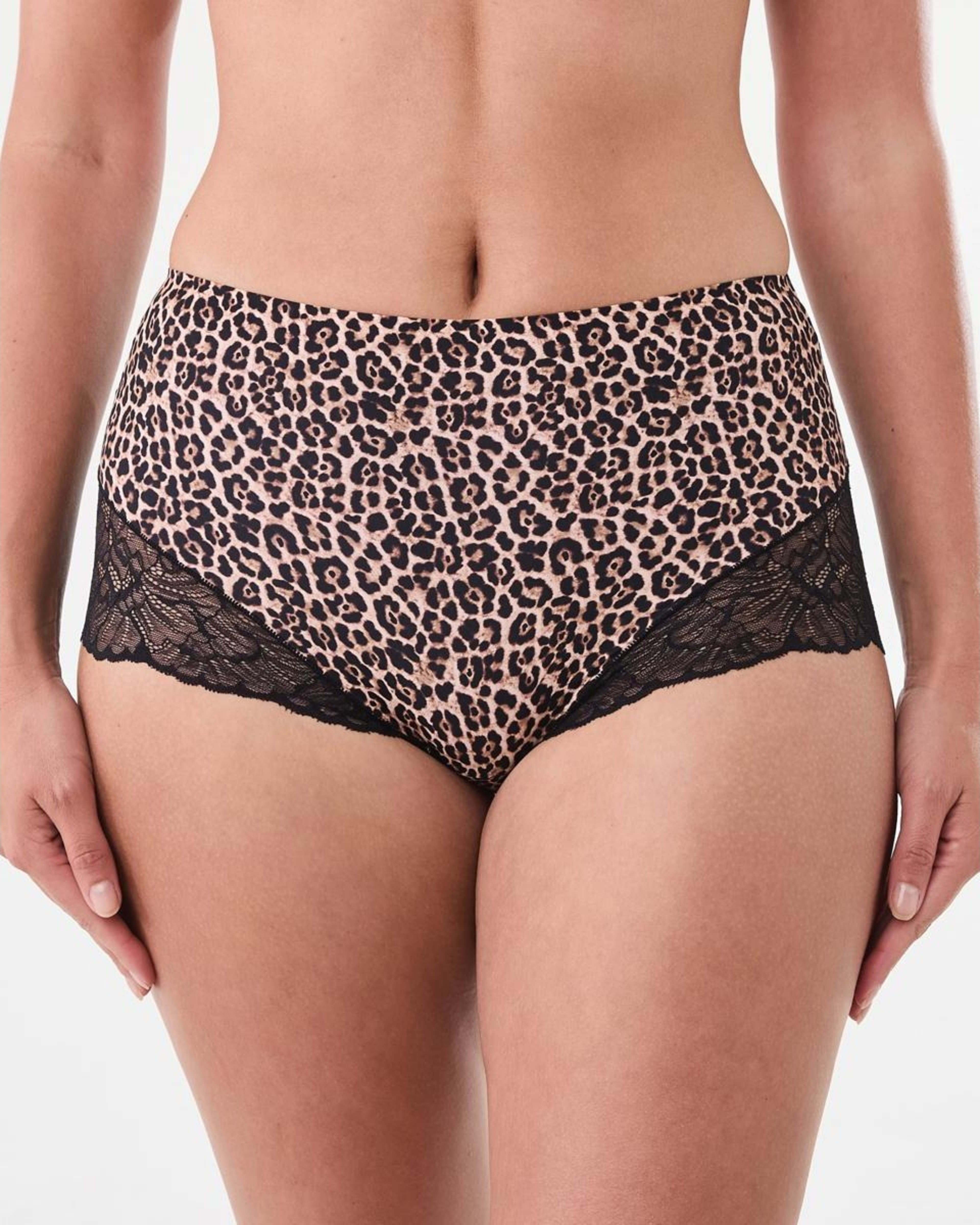 3 2 Pack No Show Lace Full Briefs Leopard, 3 of 7