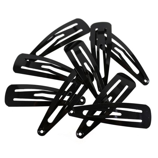10 Pack Black One Touch Clips - Kmart