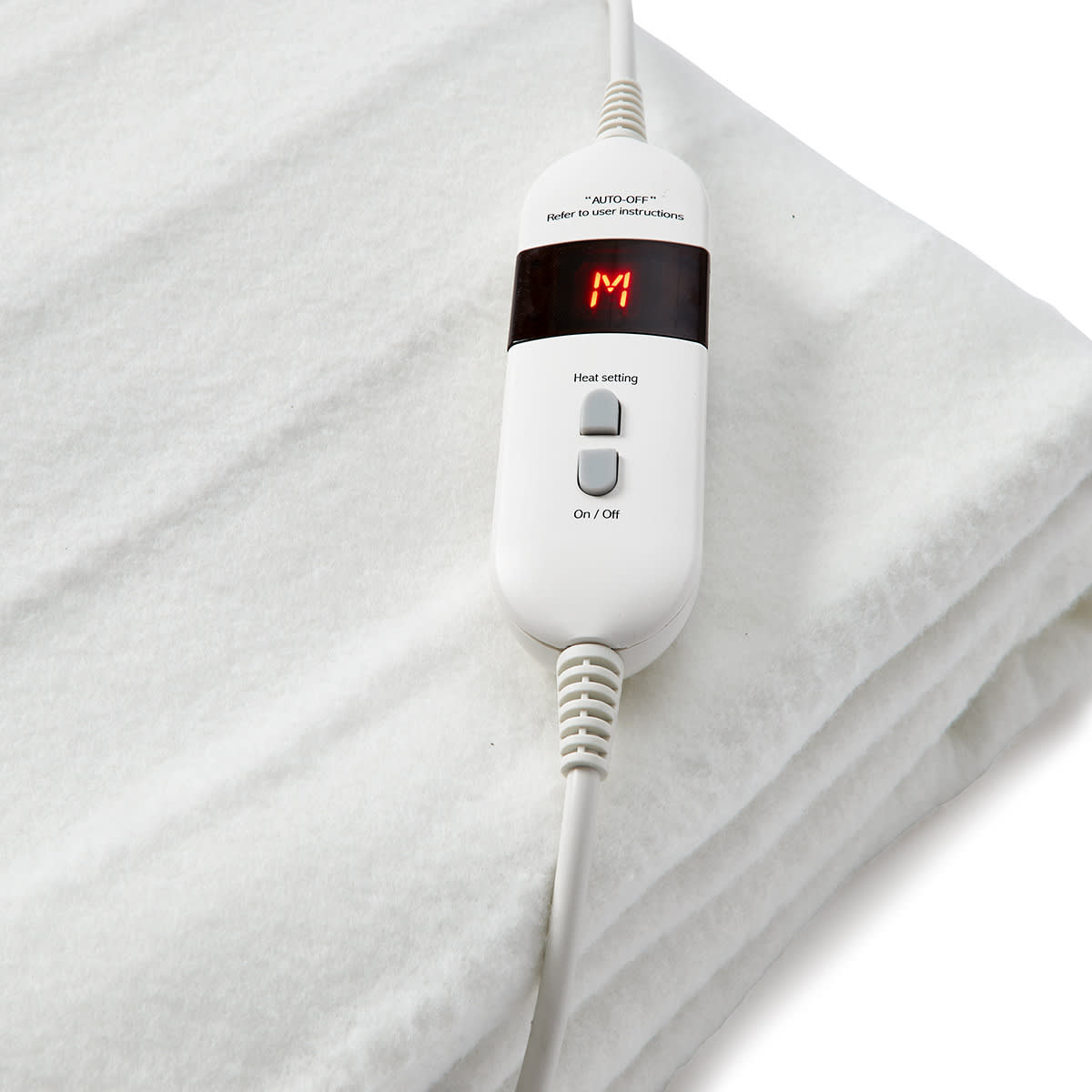 Fitted Electric Blanket Single Bed, White Kmart