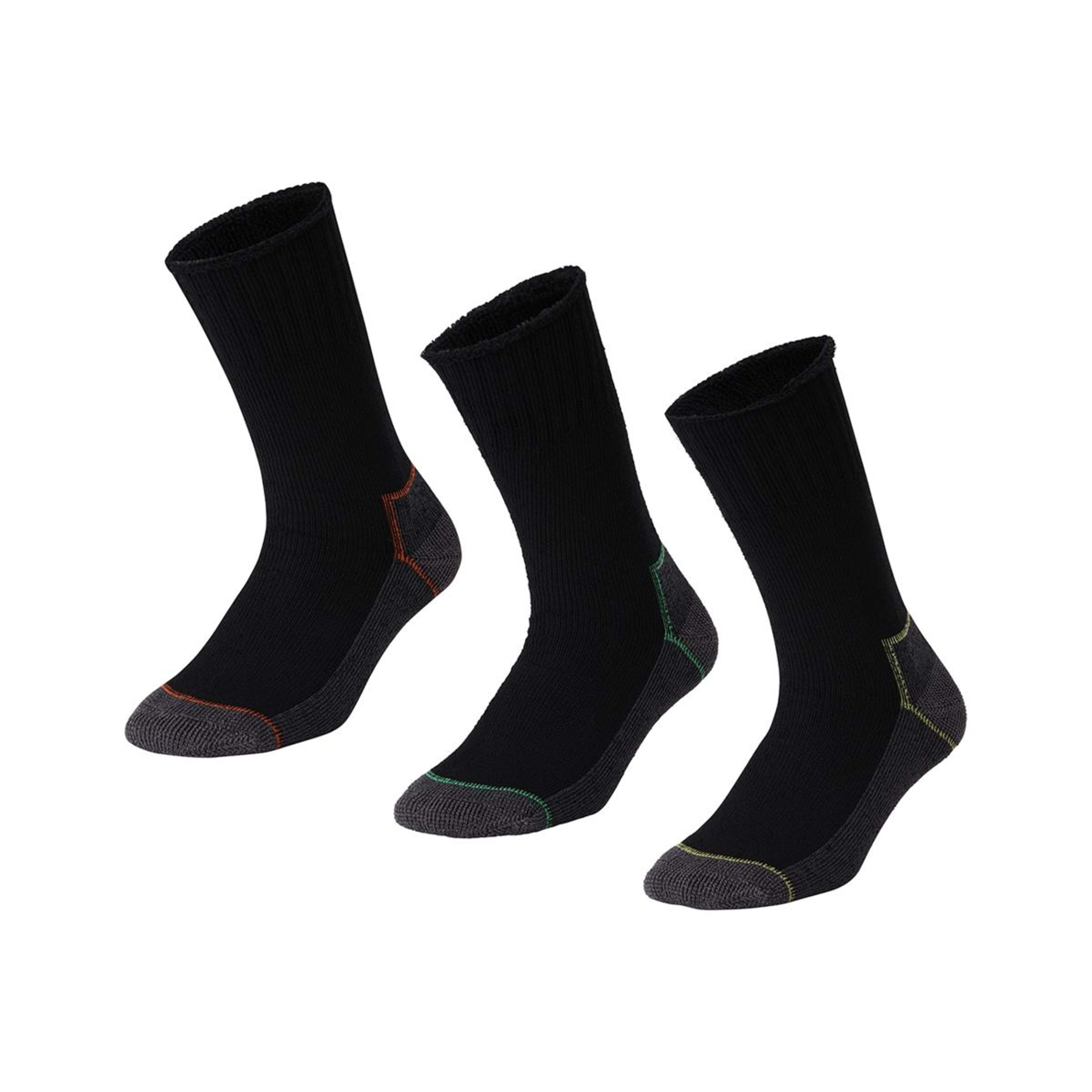 1 3 Pack Bamboo Socks Black, 1 of 3