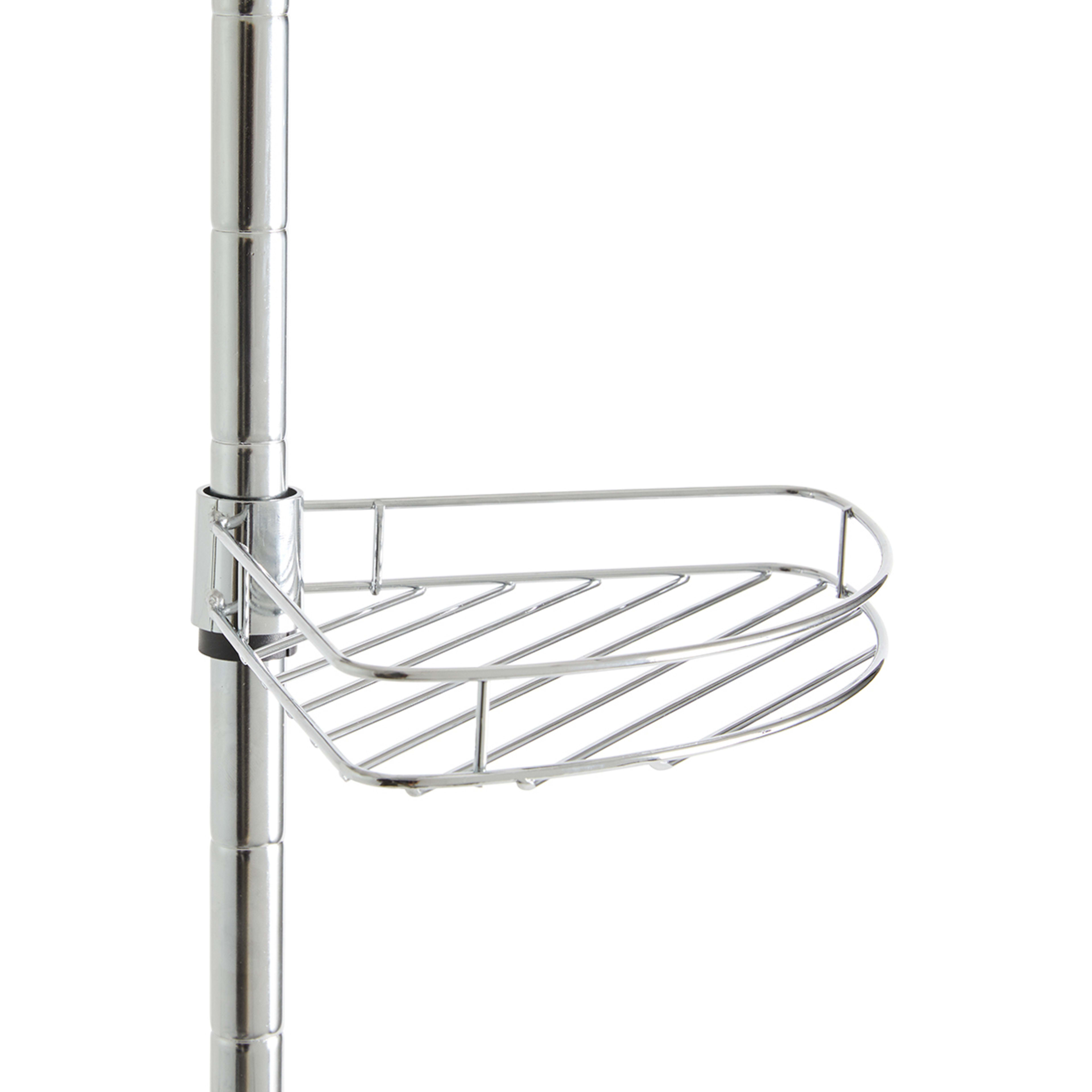 Telescopic Shower Caddy Silver Look Kmart