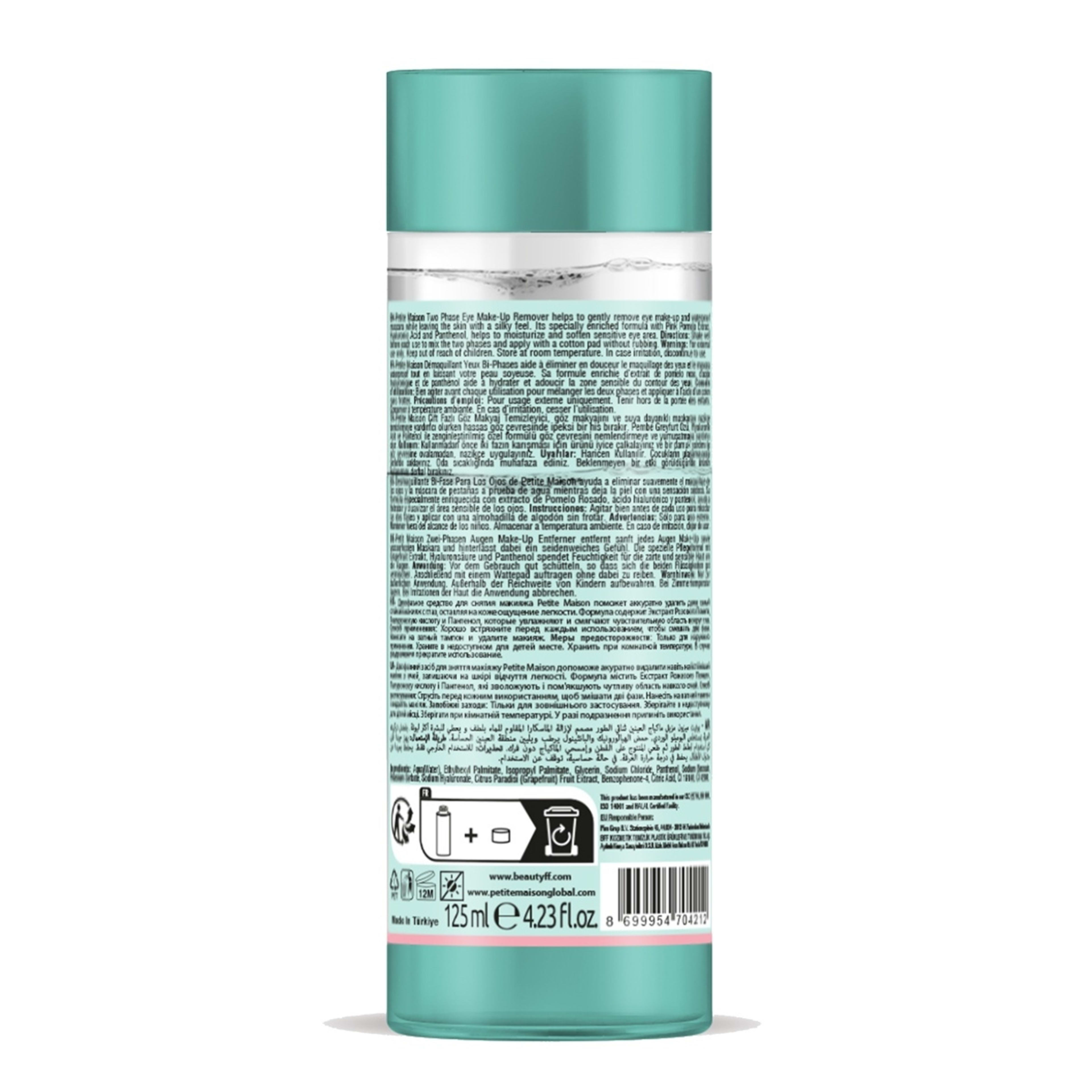 2 Petite Maison Eye Make-Up Remover 125ml - Pink Pomelo Extract, 2 of 2