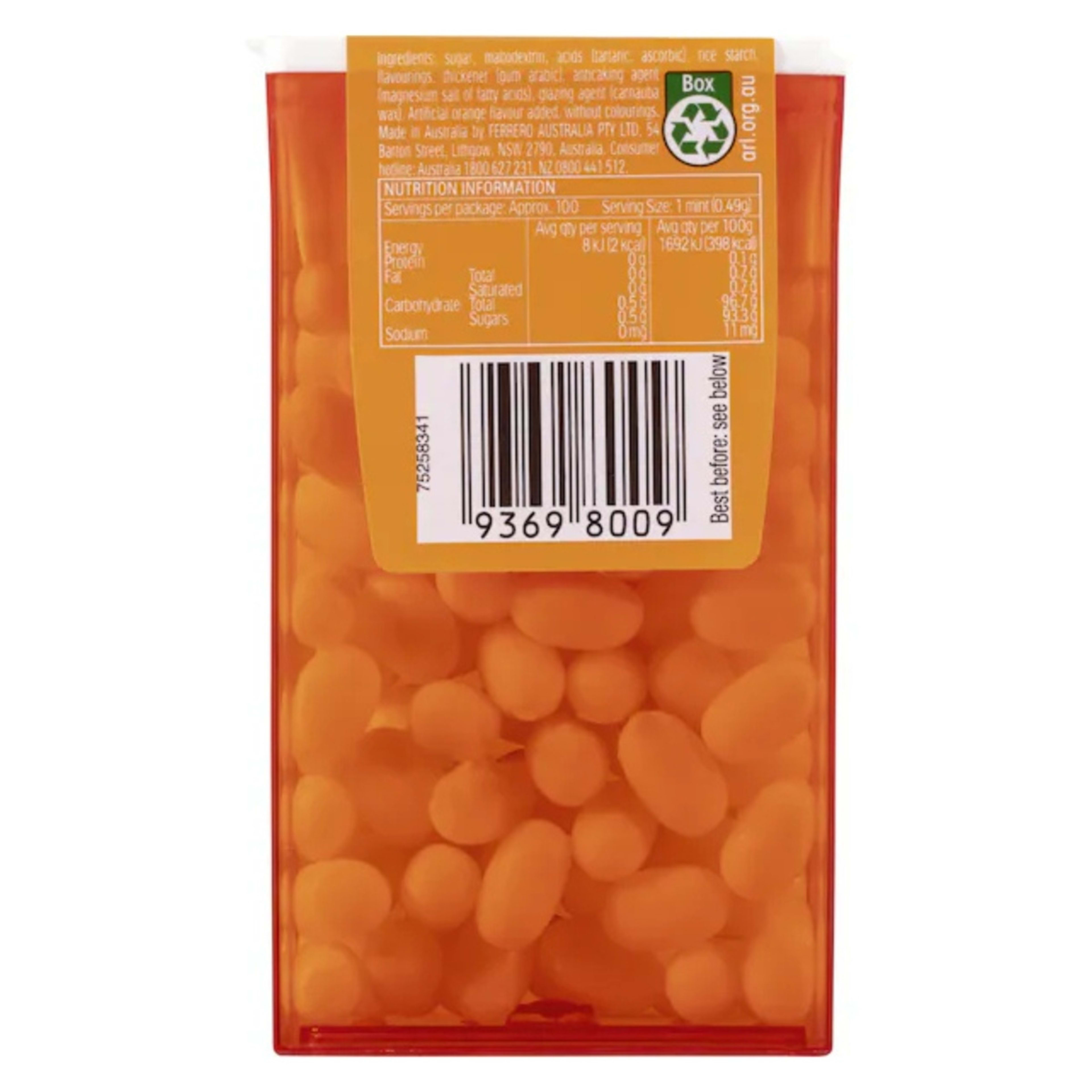 3 Tic Tac Orange Mints 49g, 3 of 3