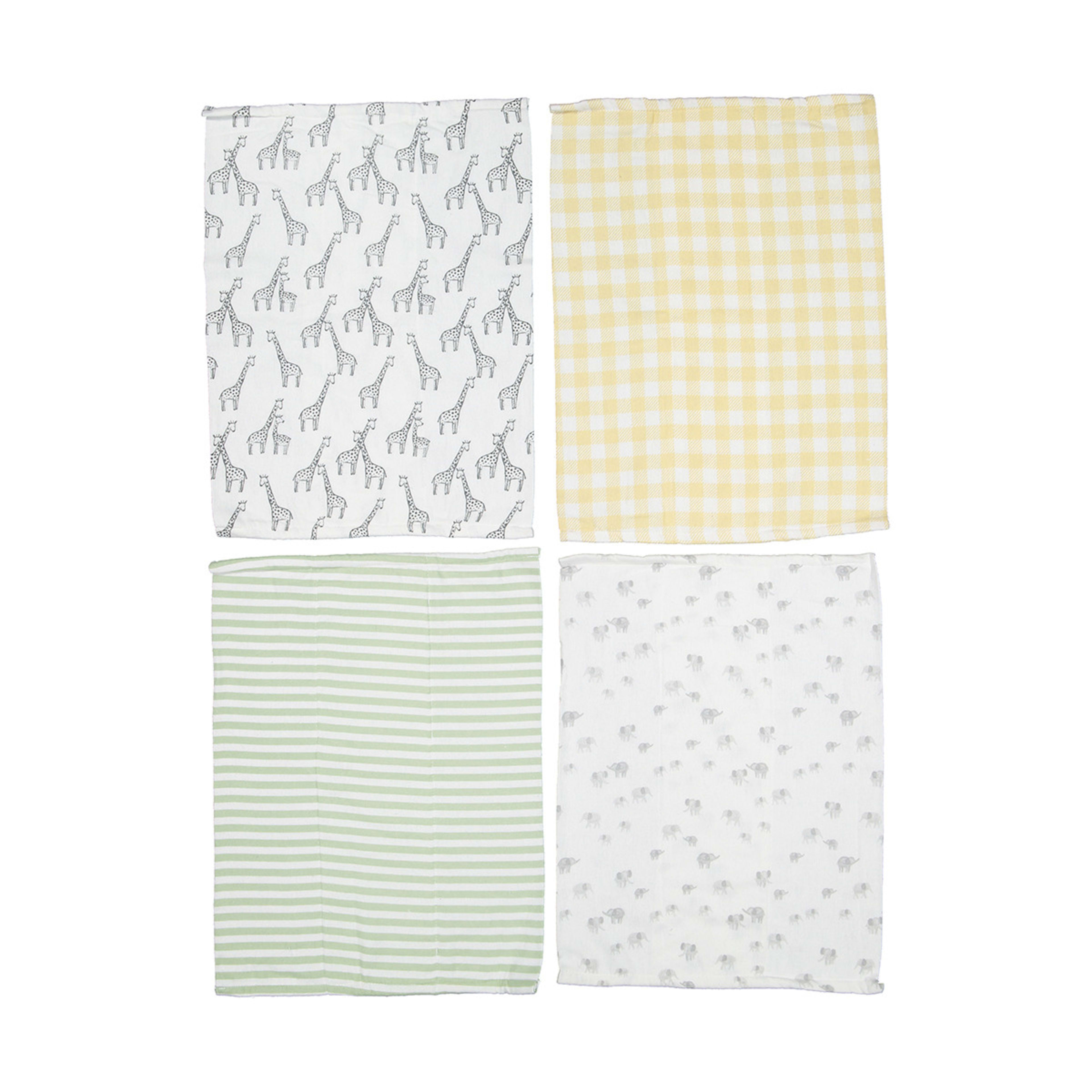 4 Pack Organic Cotton Burping Cloths Kmart