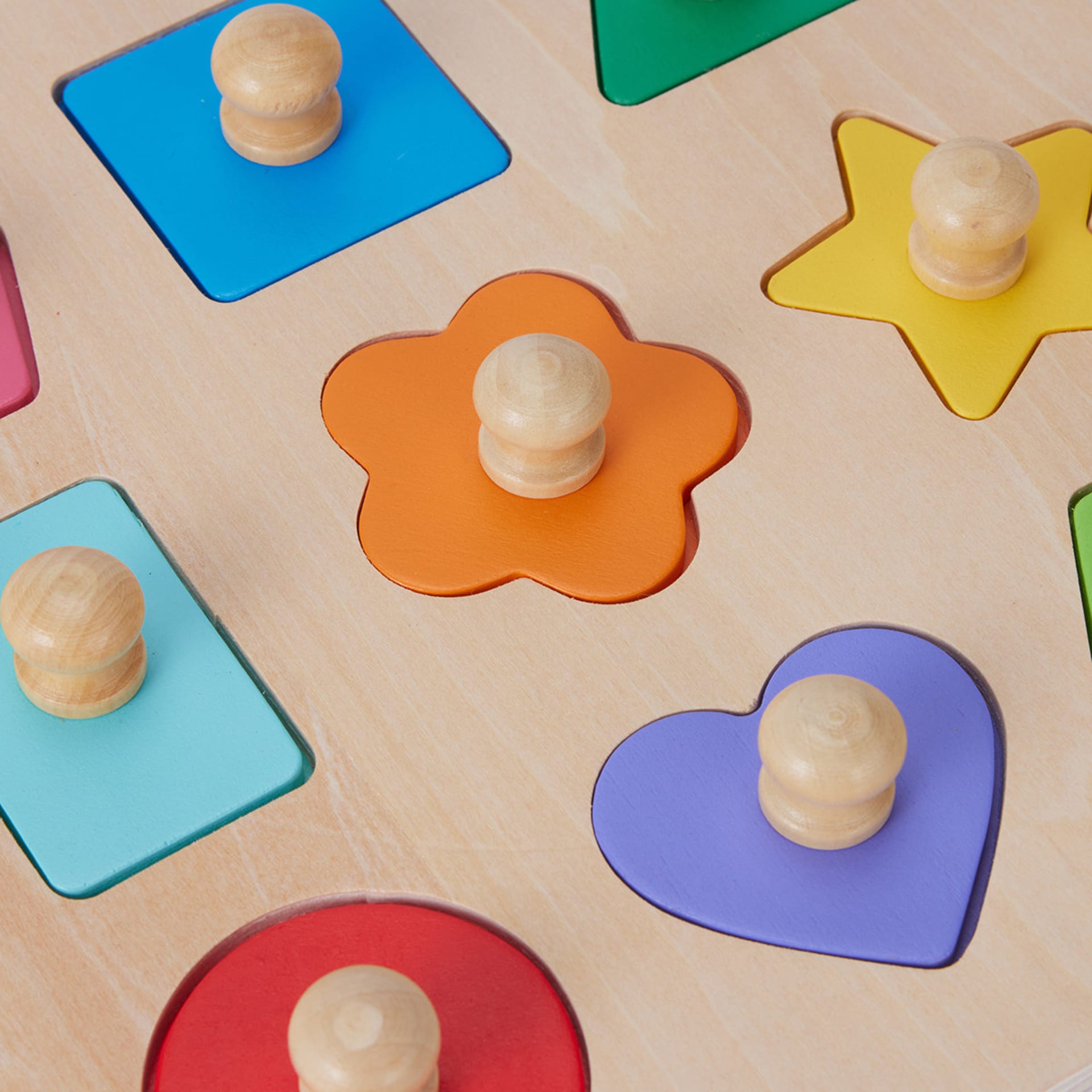 Wooden Shape Puzzle Kmart