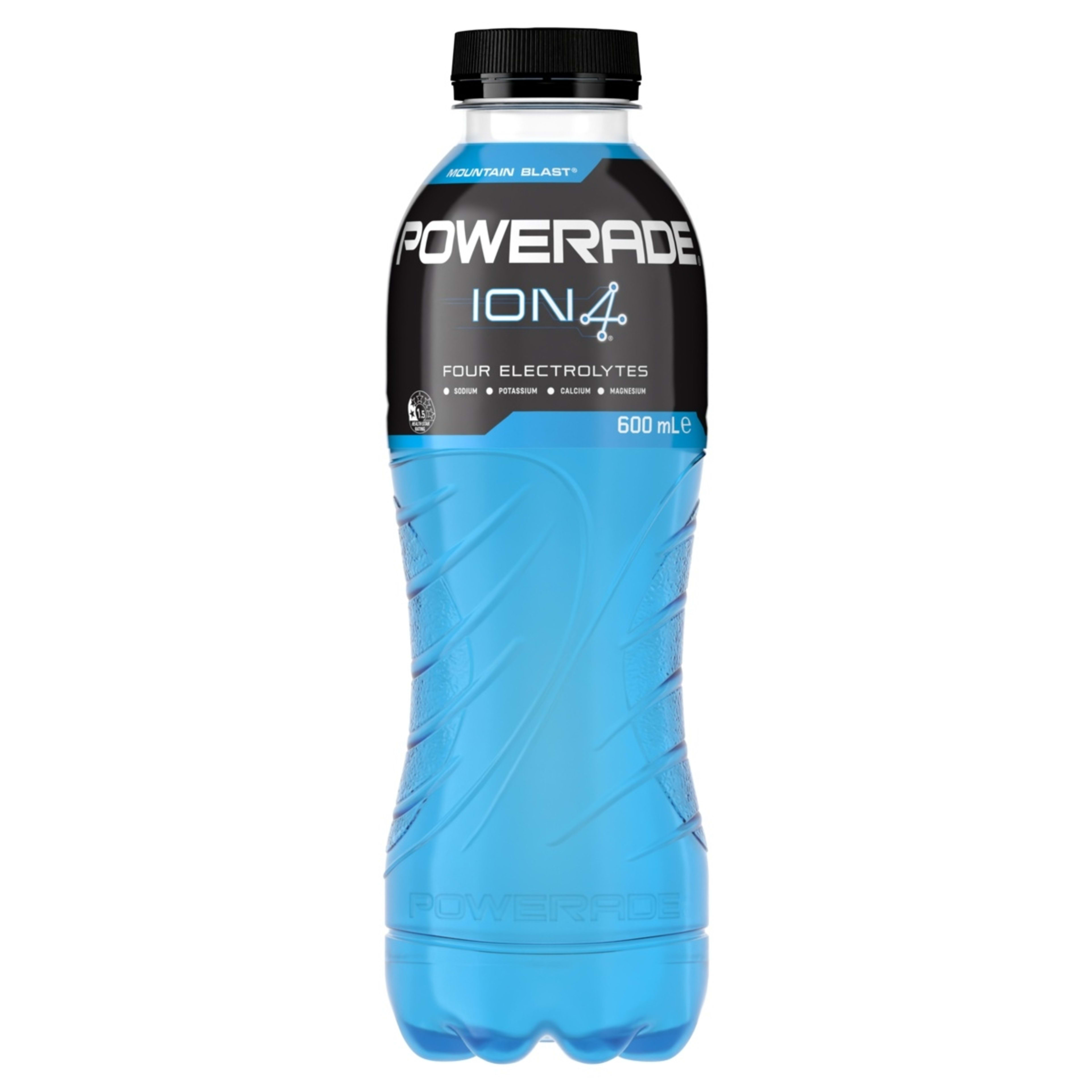 1 Powerade Mountain Blast Ion4 Sports Drink 600ml, 1 of 3