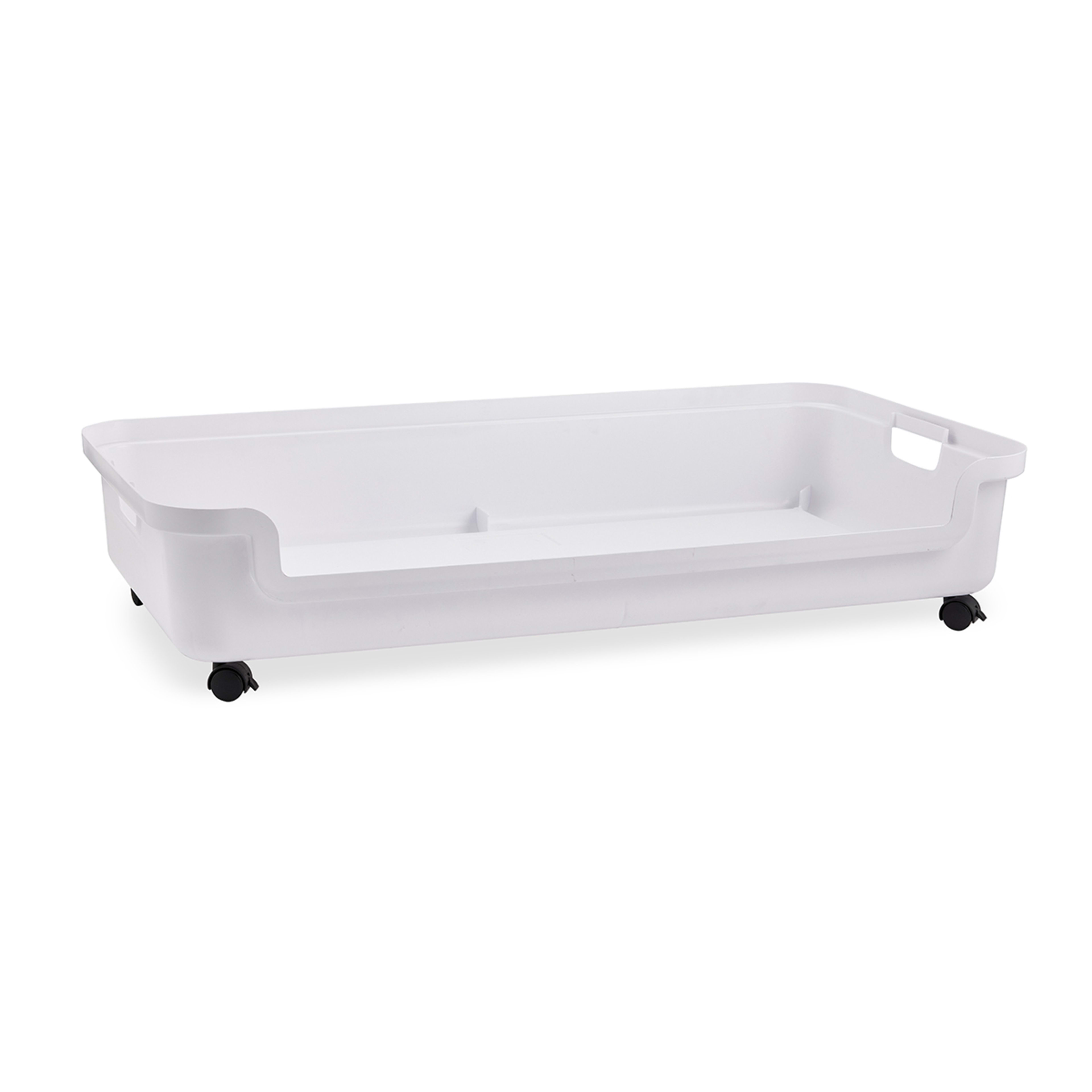 1 Underbed Storage Tub with Wheels - Large, White, 1 of 7