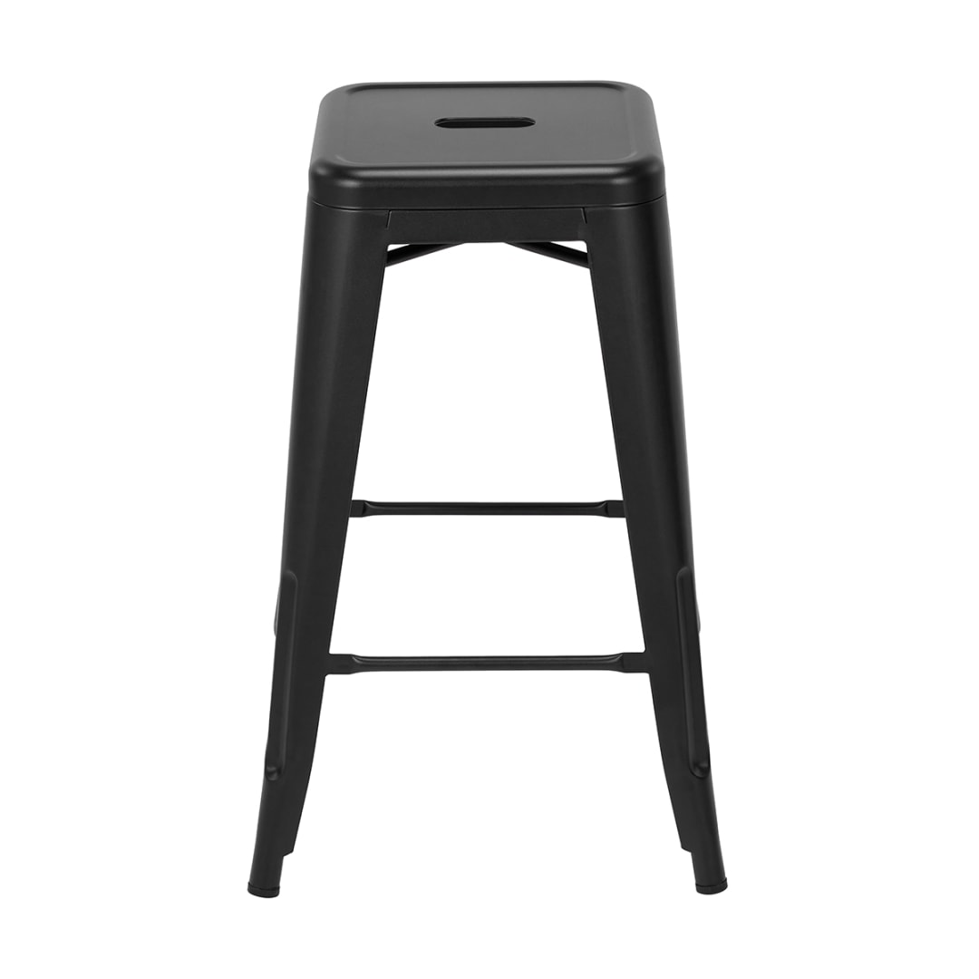 Metal Bar Stool Black Kmart