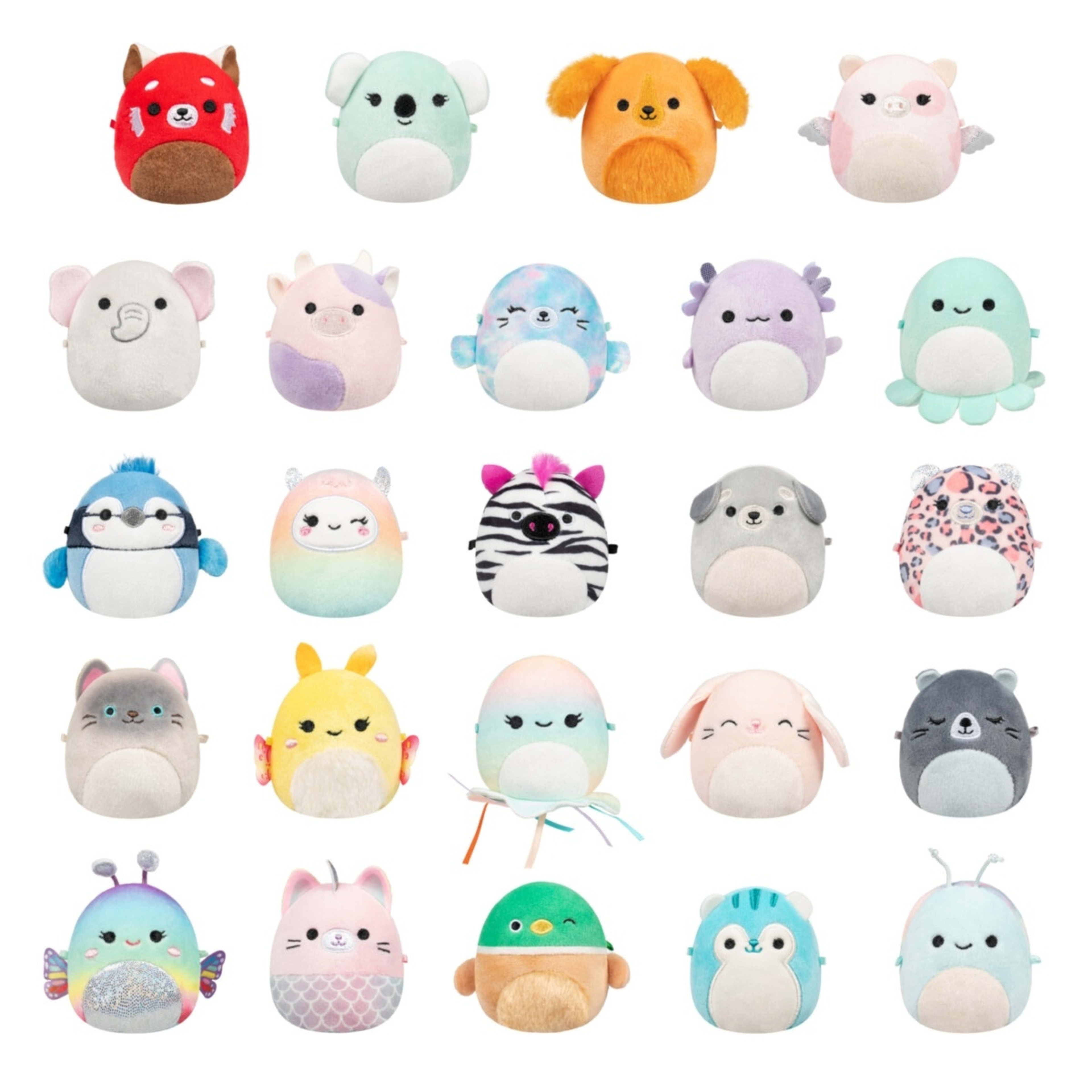 1 6cm Original Squishmallows Micromallows Plush Blind Capsule - Assorted