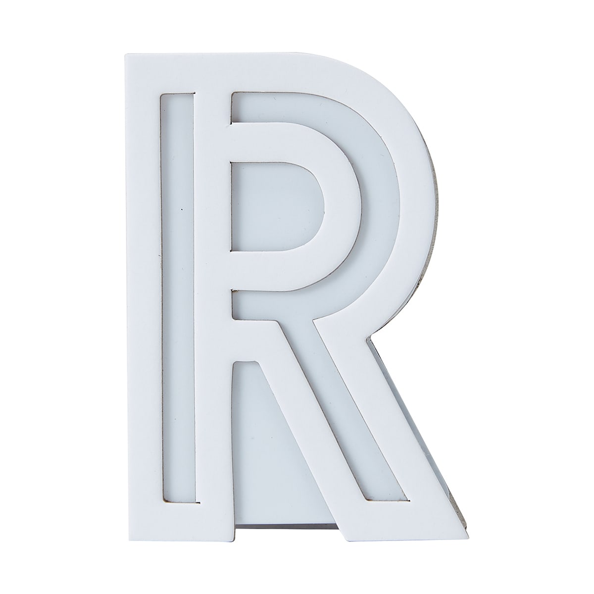 r light up letter