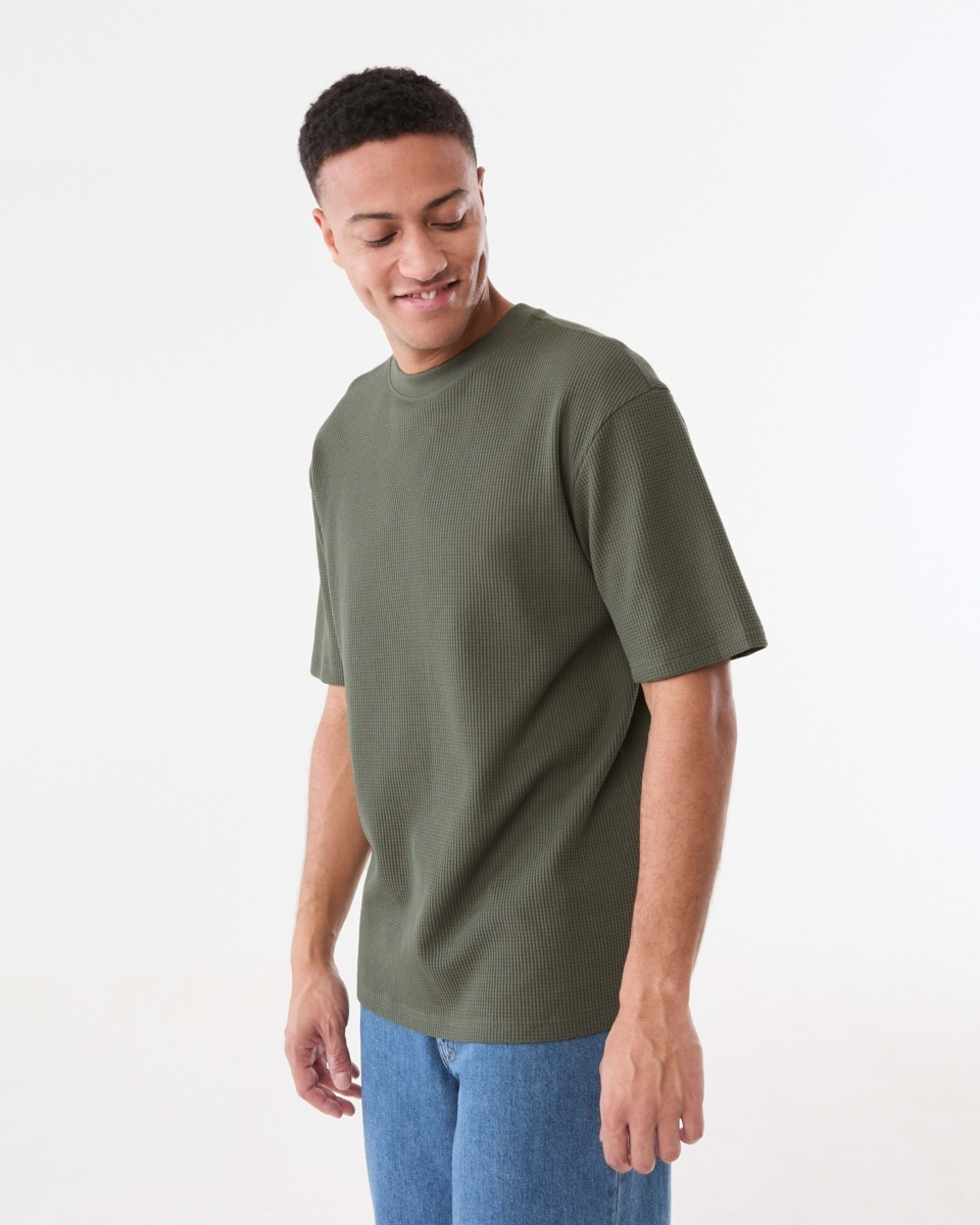 2 Oversized Waffle T-shirt BEETLE, 2 of 5