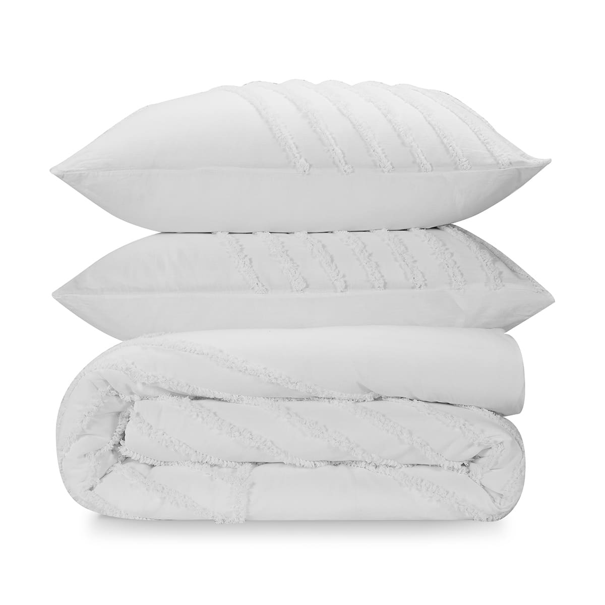 Tarni Cotton Quilt Cover Set King Bed, White Kmart