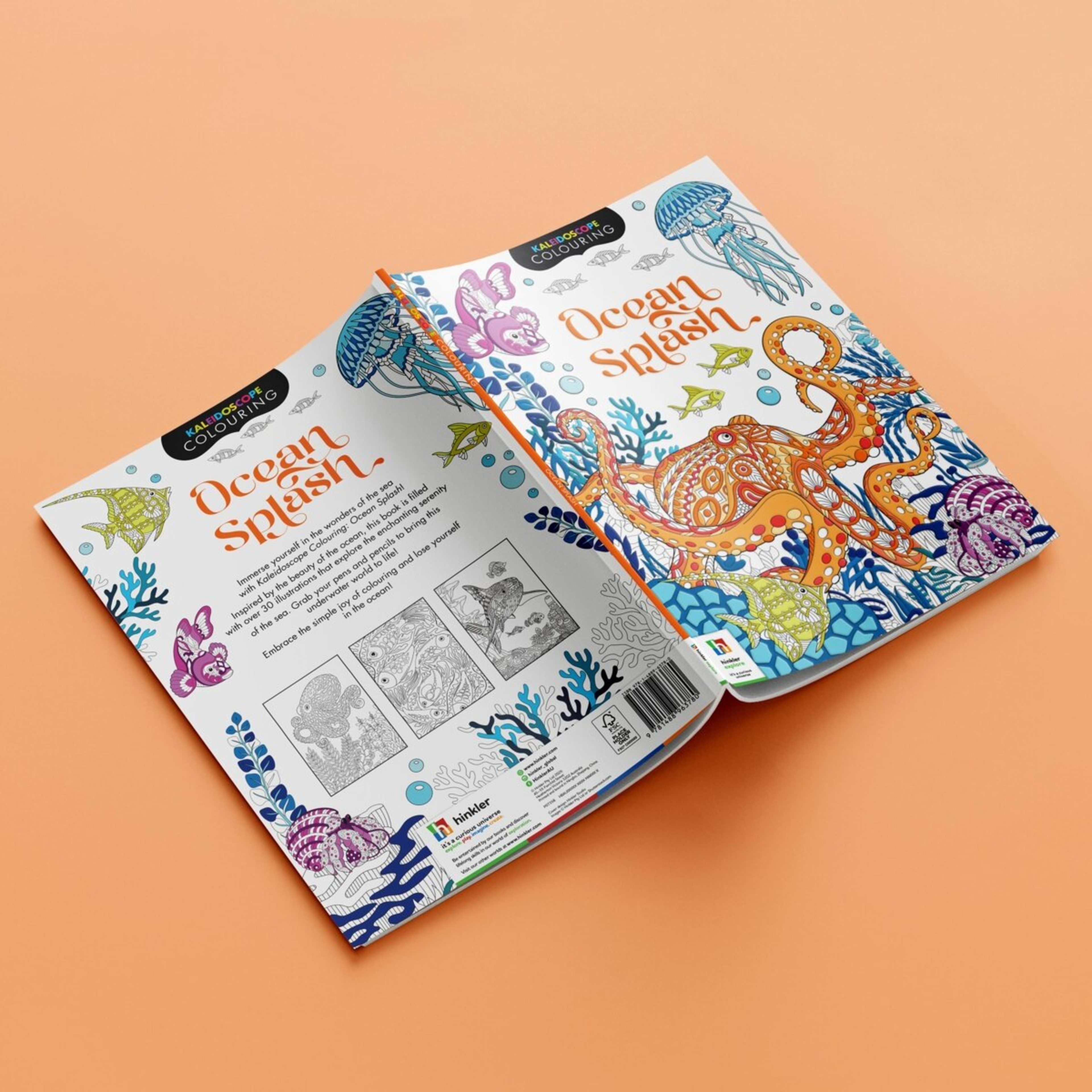 5 Kaleidoscope Colouring: Ocean Splash - Book, 5 of 5