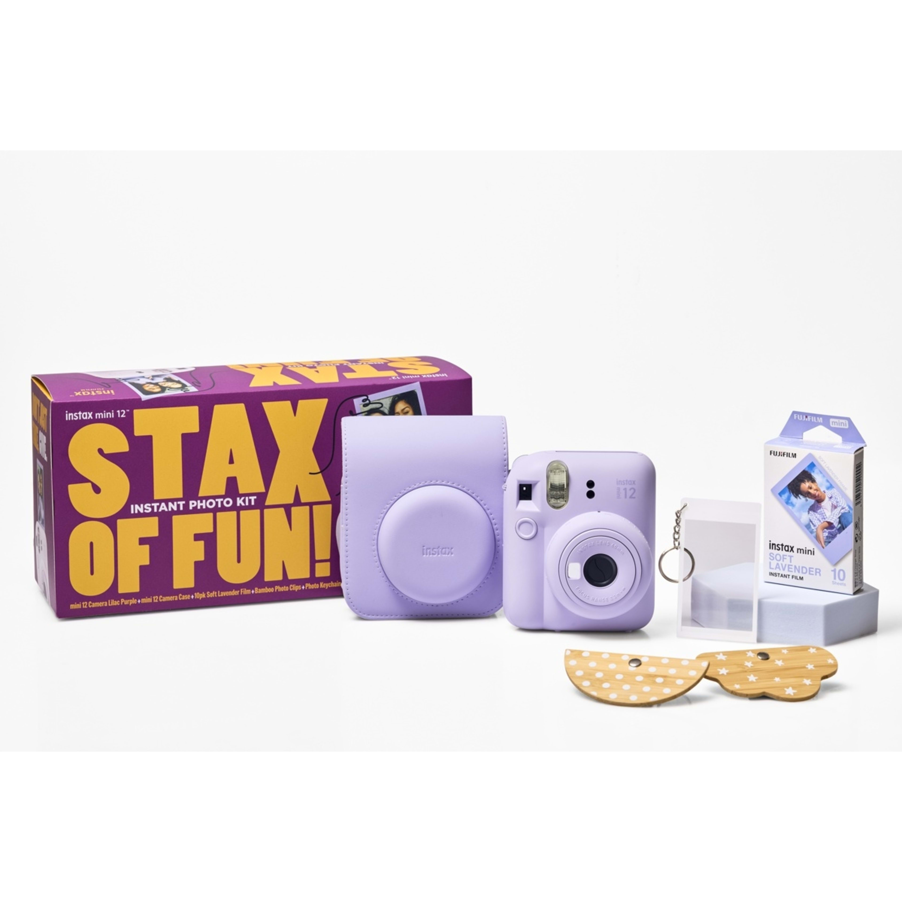 2 Fujifilm Instax Mini 12 Stax of Fun Instant Photo Kit - Lilac, 2 of 3
