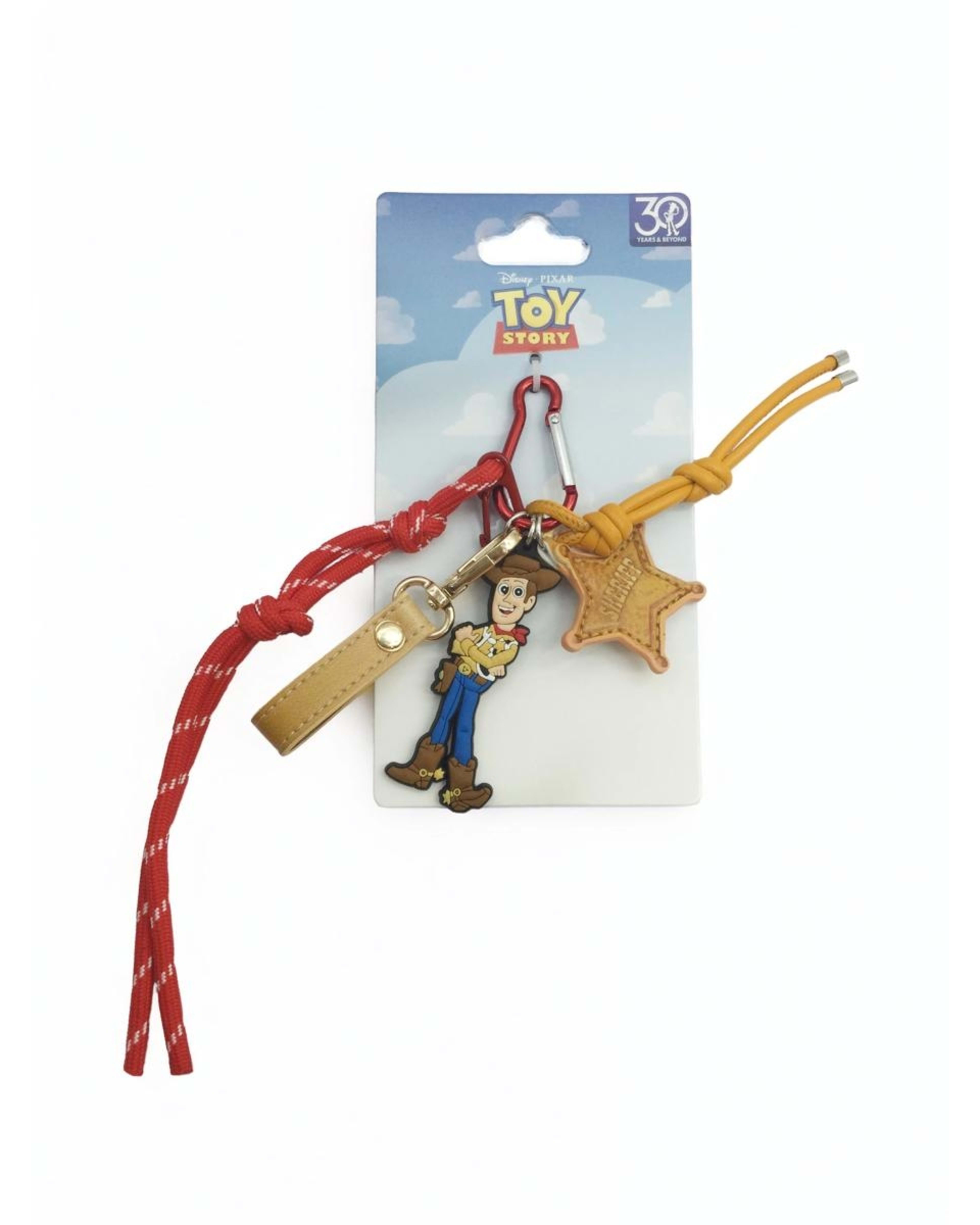 1 Disney Pixar Toy Story License Bag Charm - Red and Beige Toy Story, 1 of 2