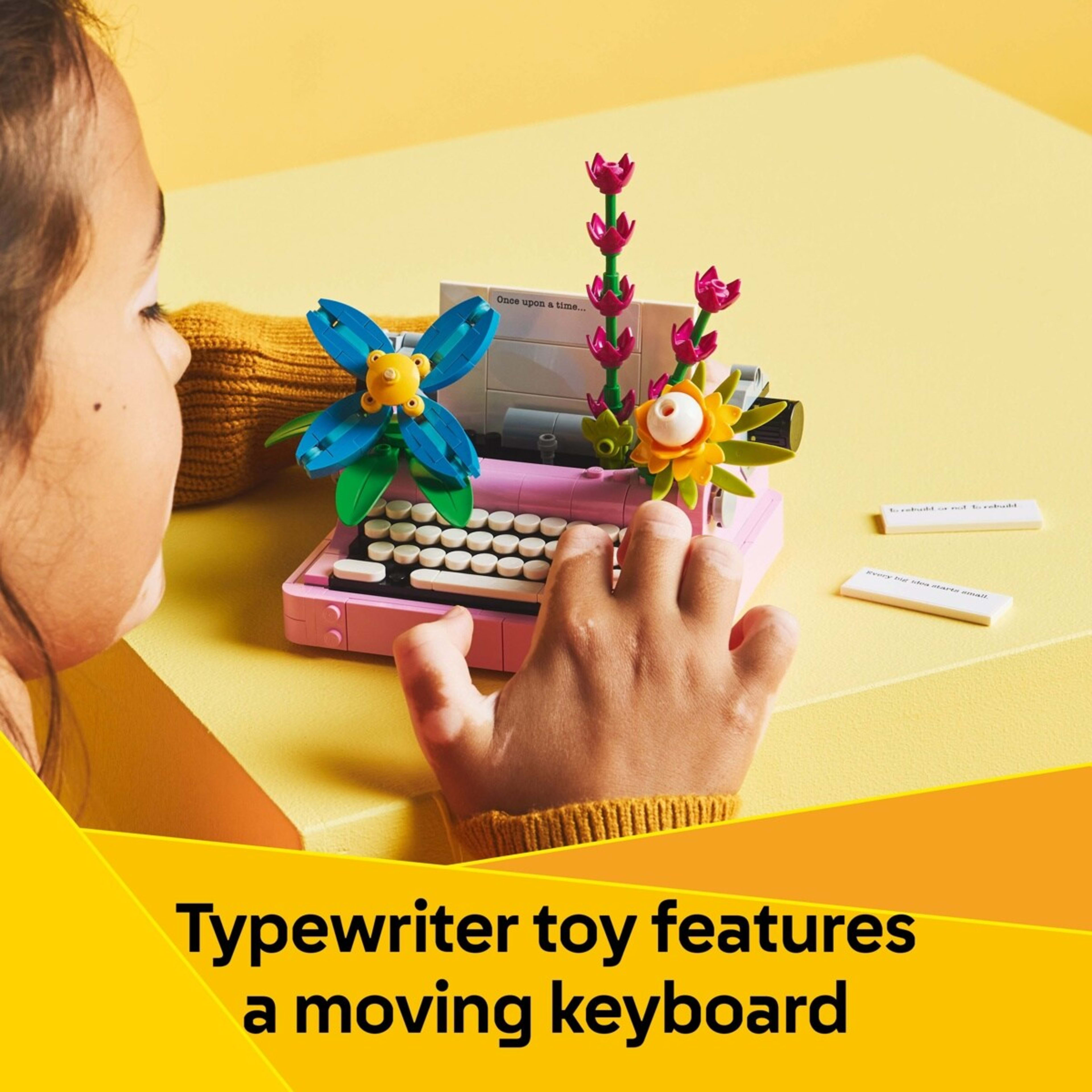6 LEGO Creator Typewriter with Flowers 31169, 6 of 9