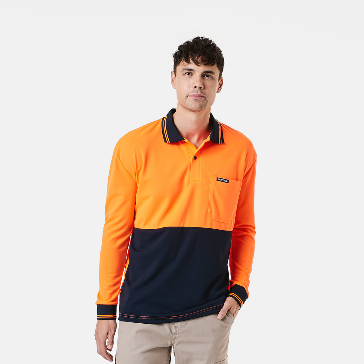 kmart long sleeve polo