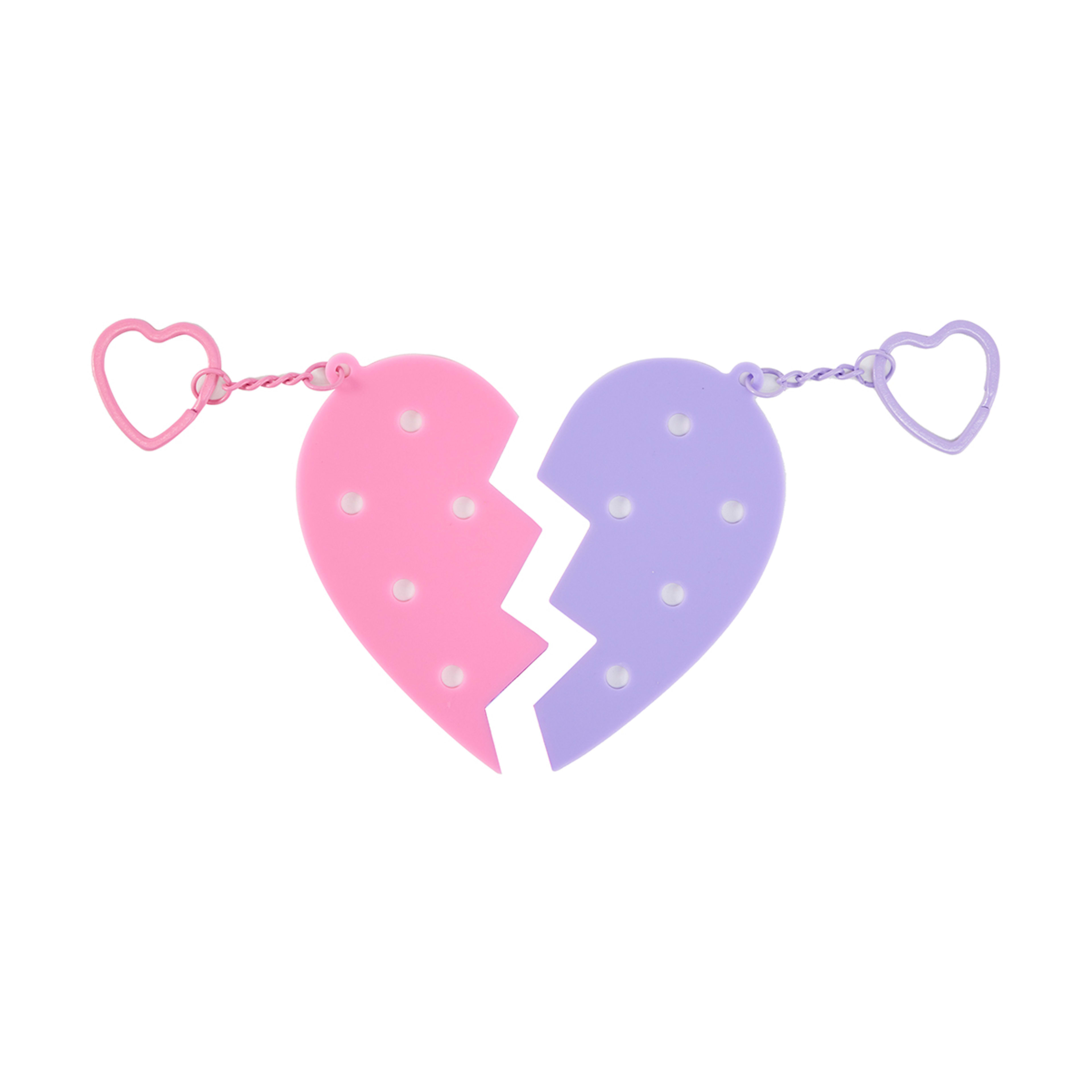 4 Heart-Shaped Keyring and Jelly Charms Set, 4 of 7