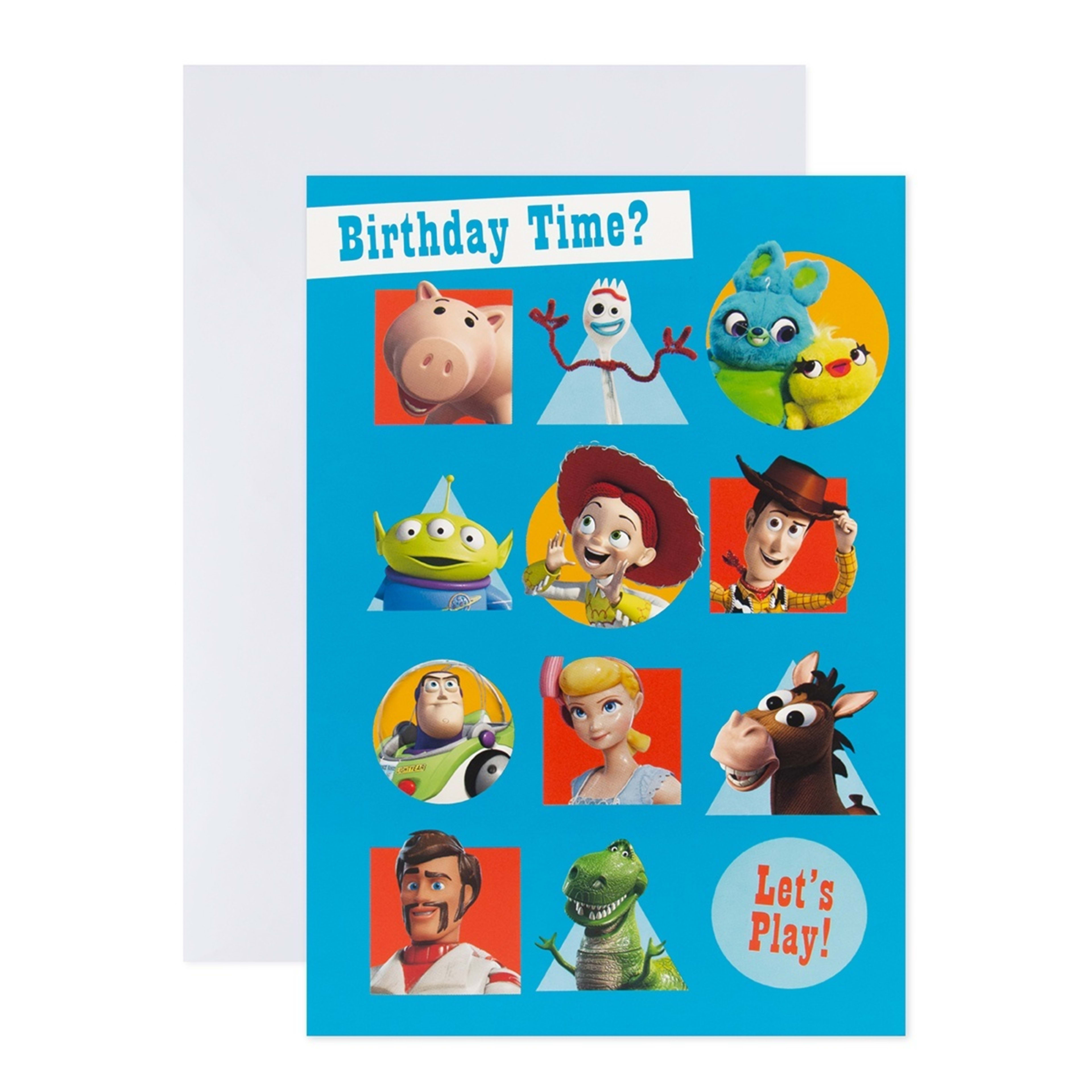 1 Hallmark Interactive Sound Birthday Card - Toy Story