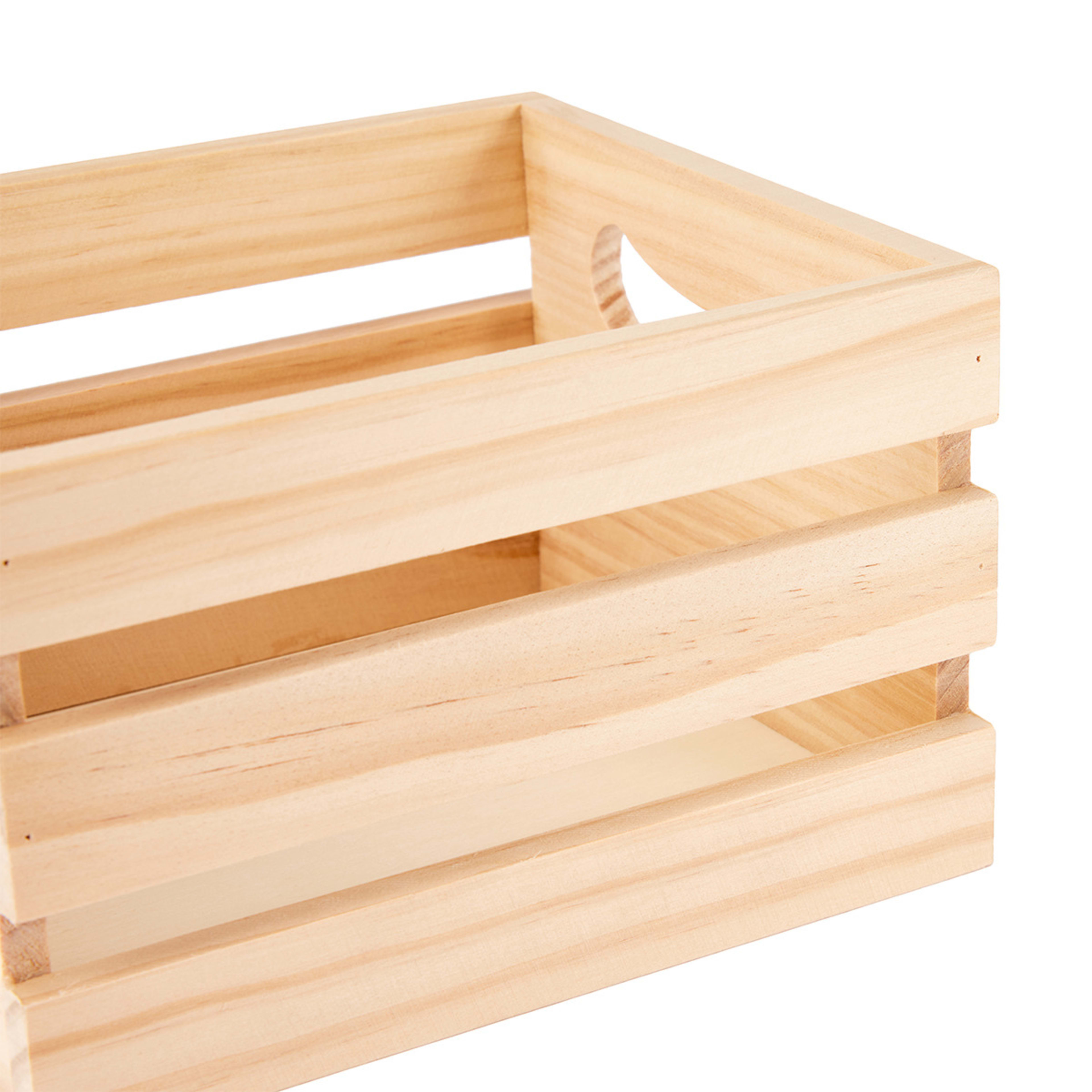 Mini Wooden Crate Kmart