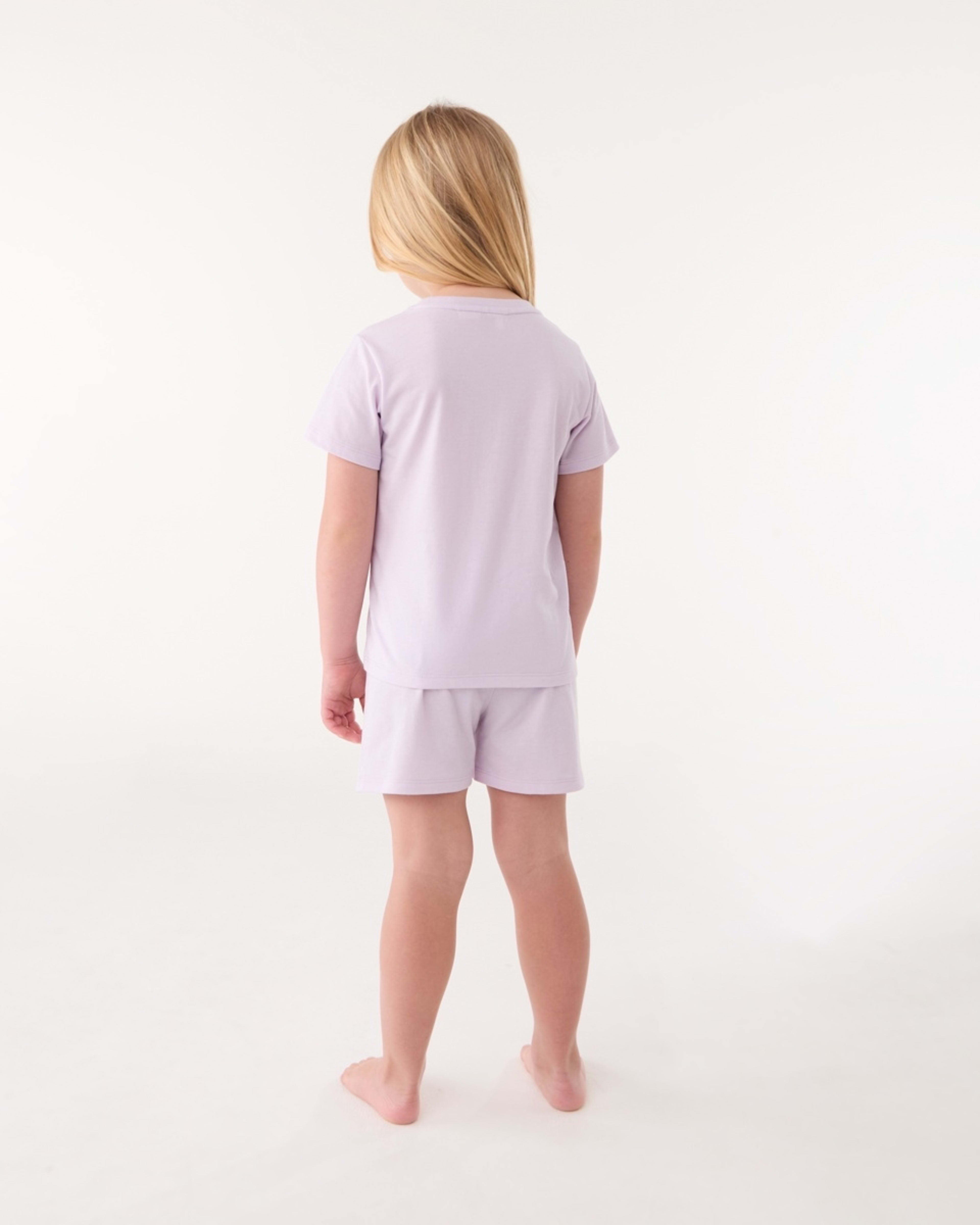 2 Short Sleeve Knit Pyjama Set FLORAL HEART, 2 of 6