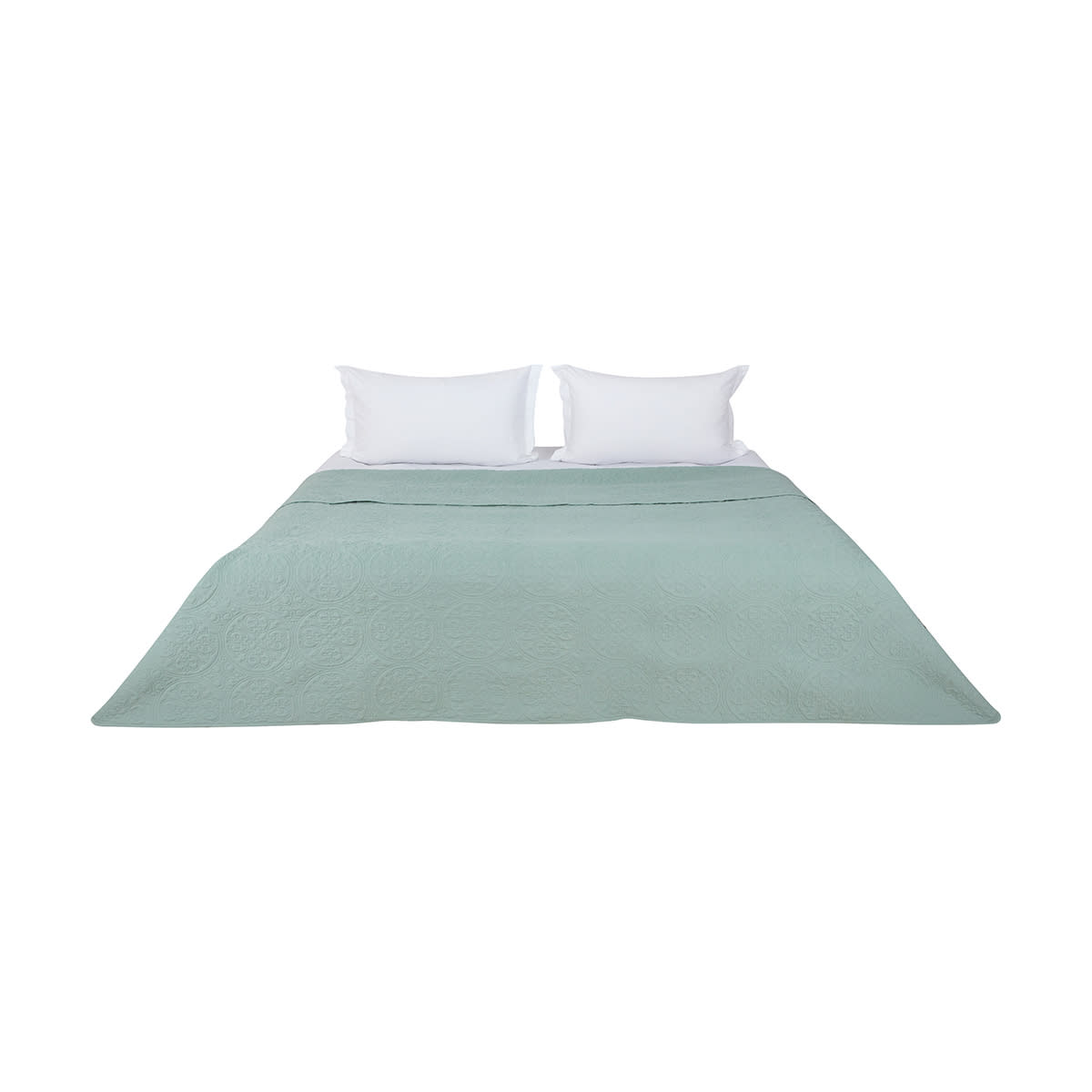 Aria Quilted Coverlet Queen/King Bed, Sage Kmart