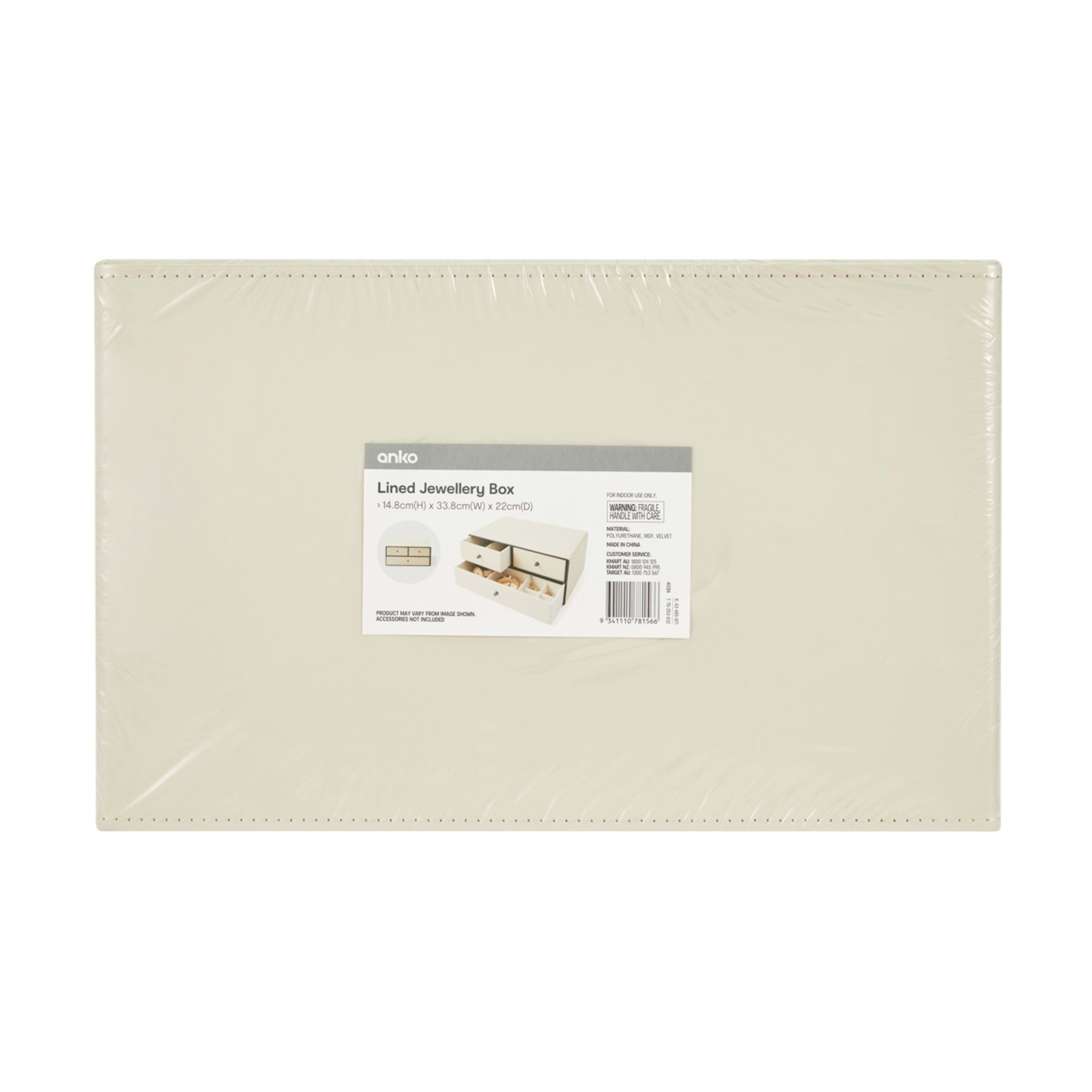 9 Lined Jewellery Box, 9 of 10