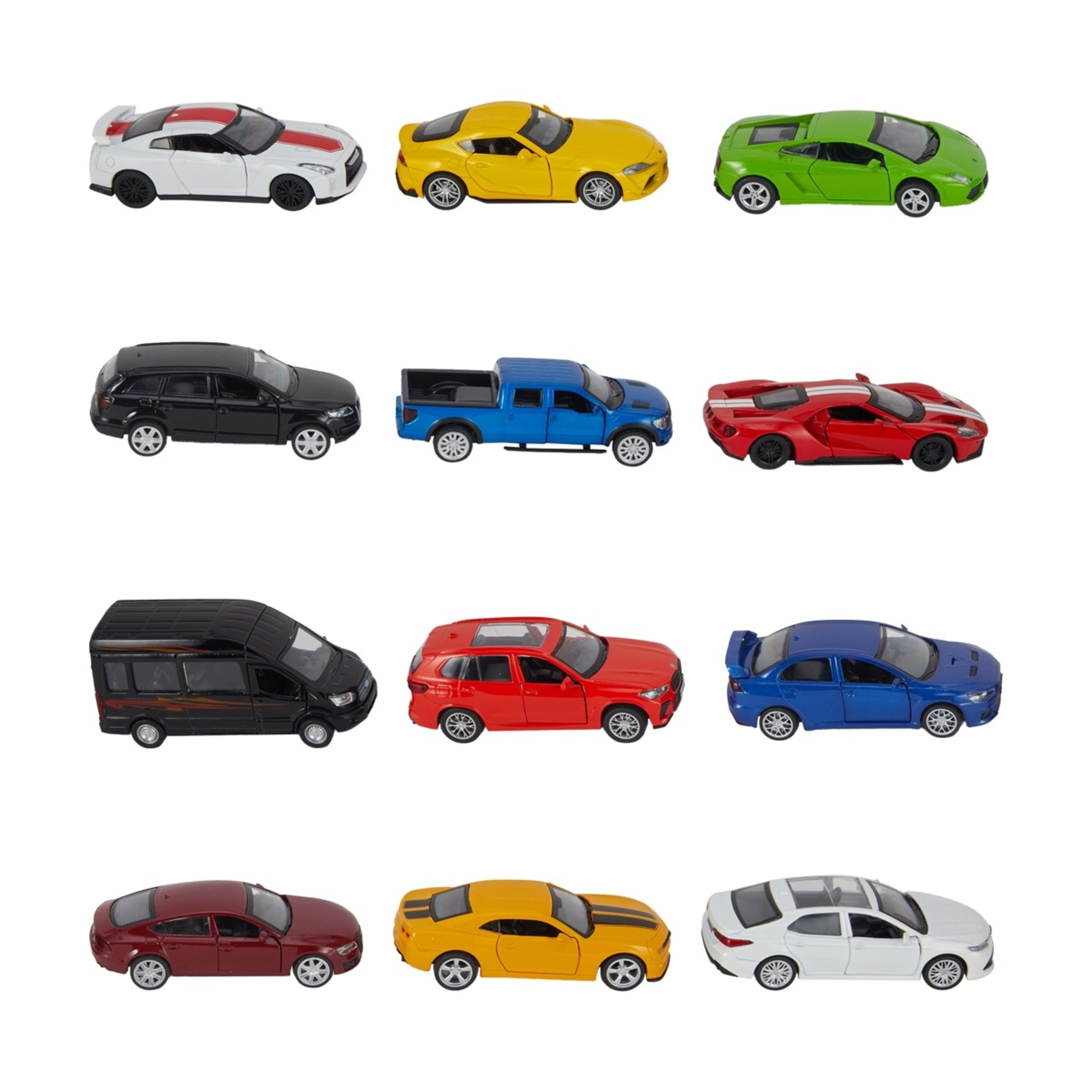 4 Metal Speed Zone (MSZ) Die Cast Metal Street Series Scale Model Car - Assorted, 4 of 10