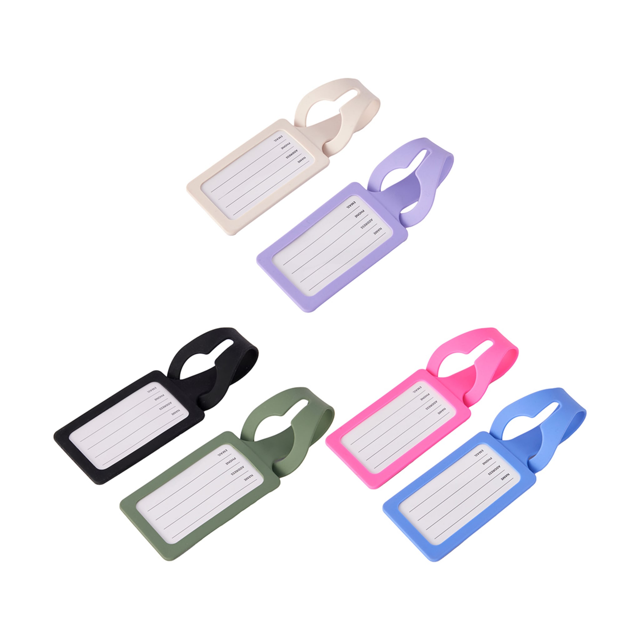 2 Piece Luggage Tags Assorted Kmart NZ