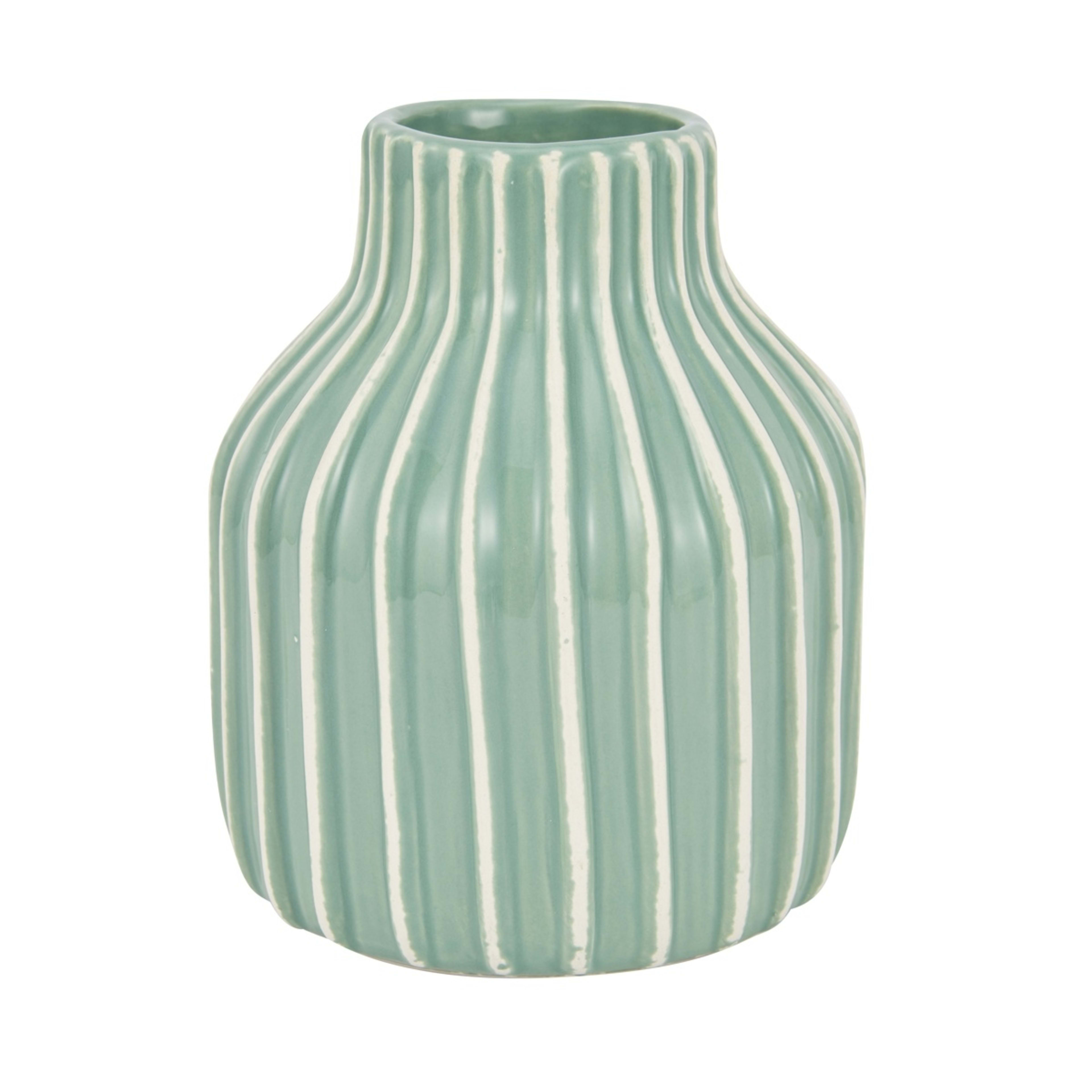 1 Stripe Ceramic Vase, 1 of 5