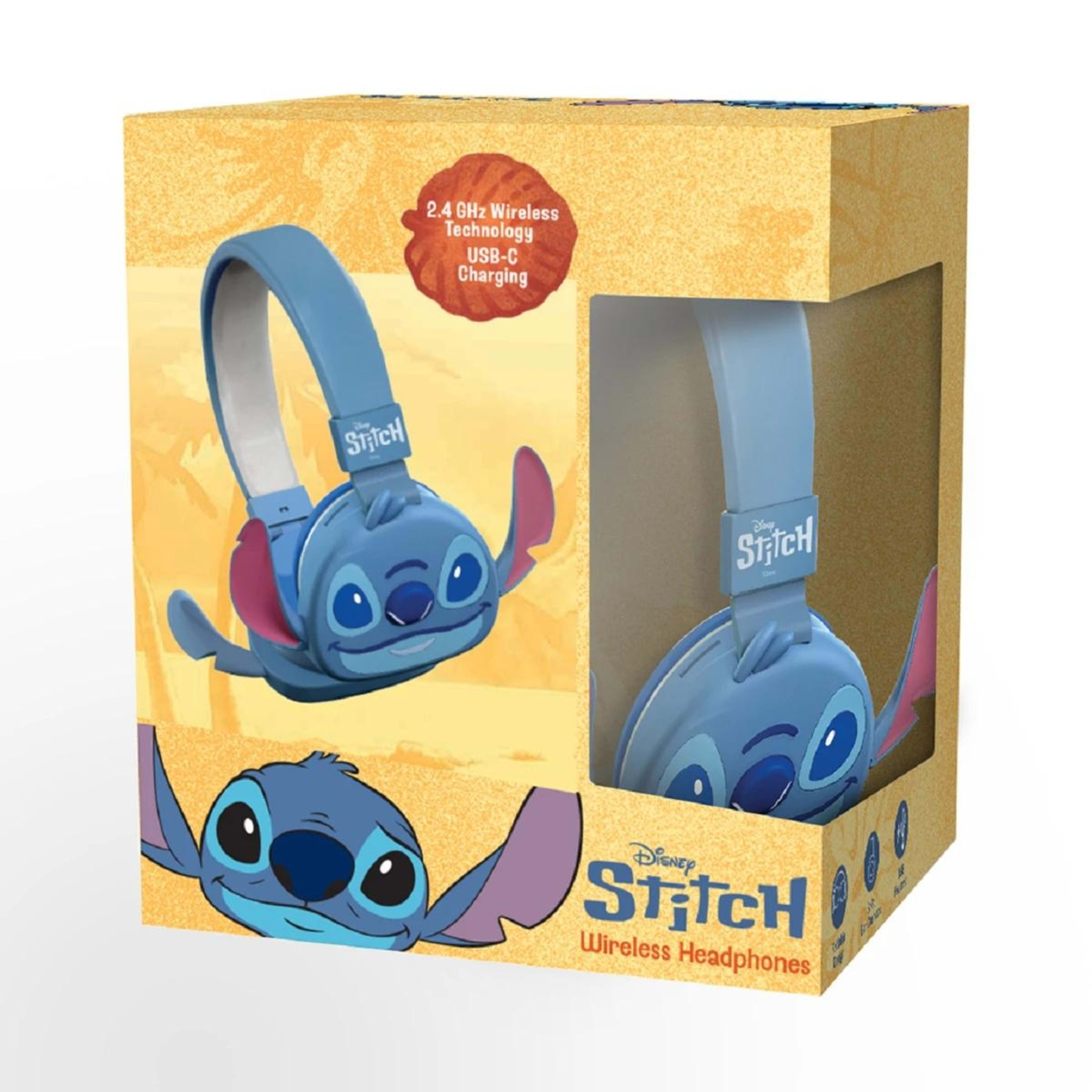 1 Disney Stitch Bluetooth Headphones, 1 of 3